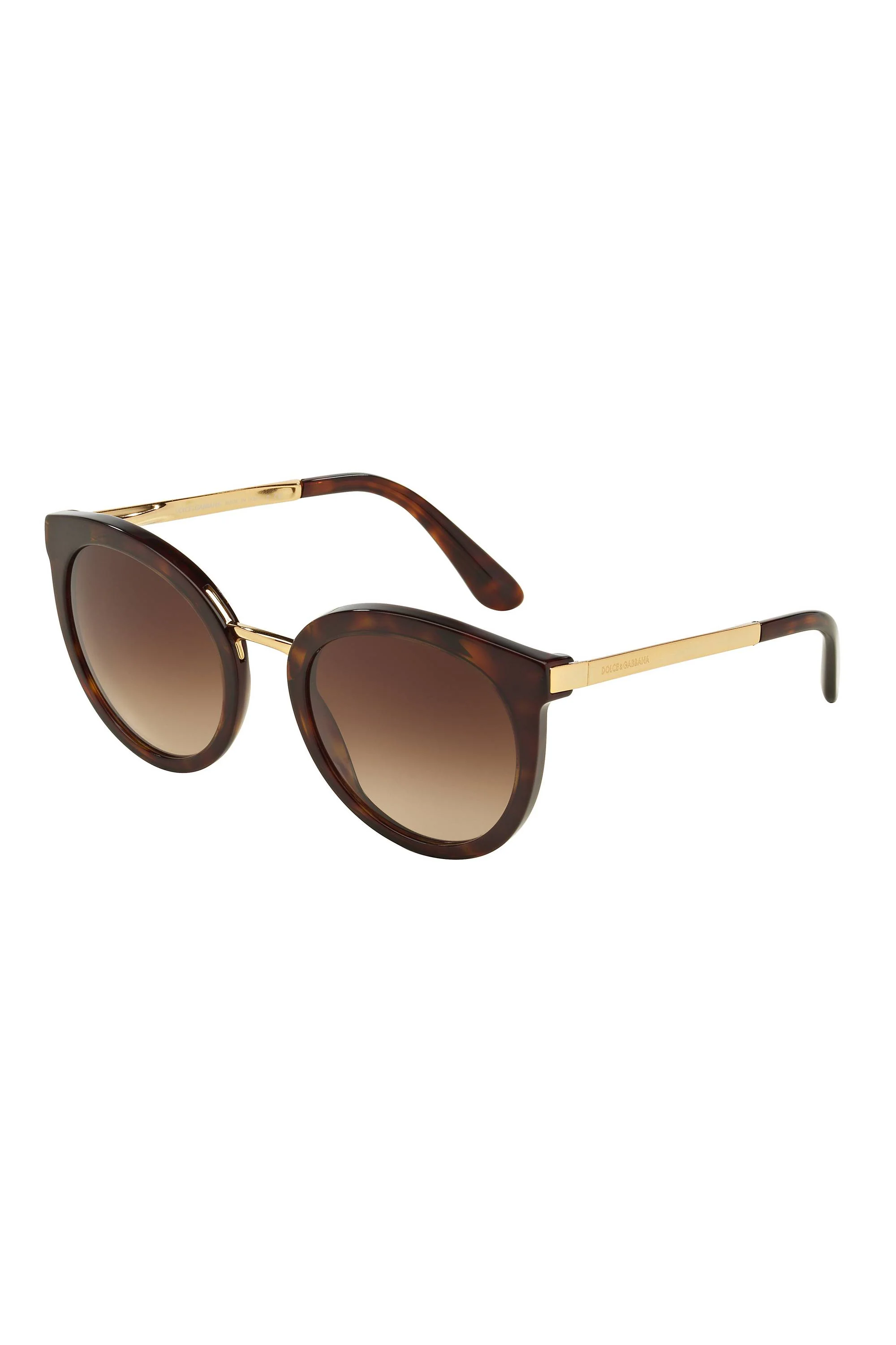 Gradient Lens Sunglasses - Tortoise - Image 2