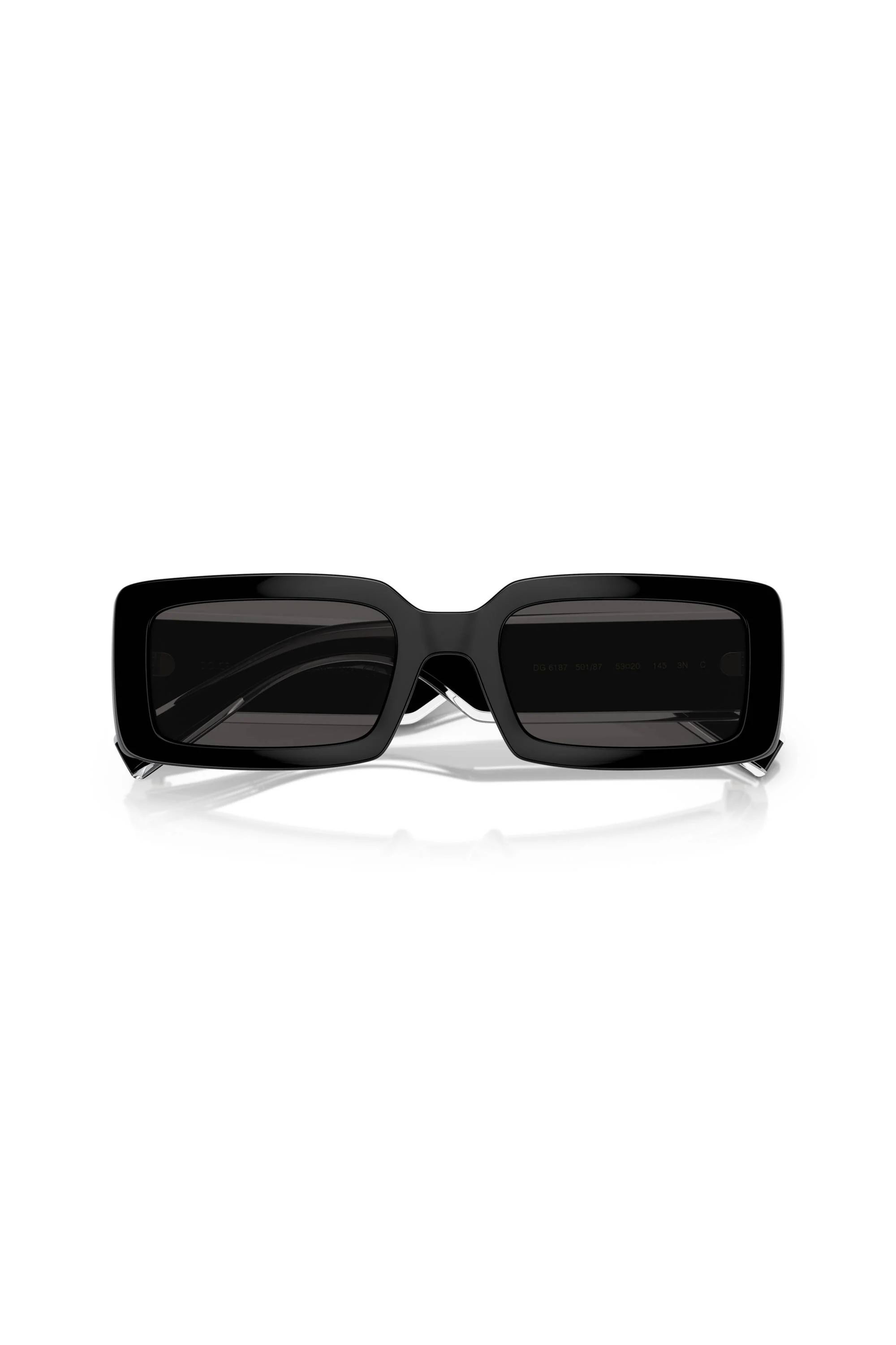 Dark Grey Lens Sunglasses - Black - Image 4