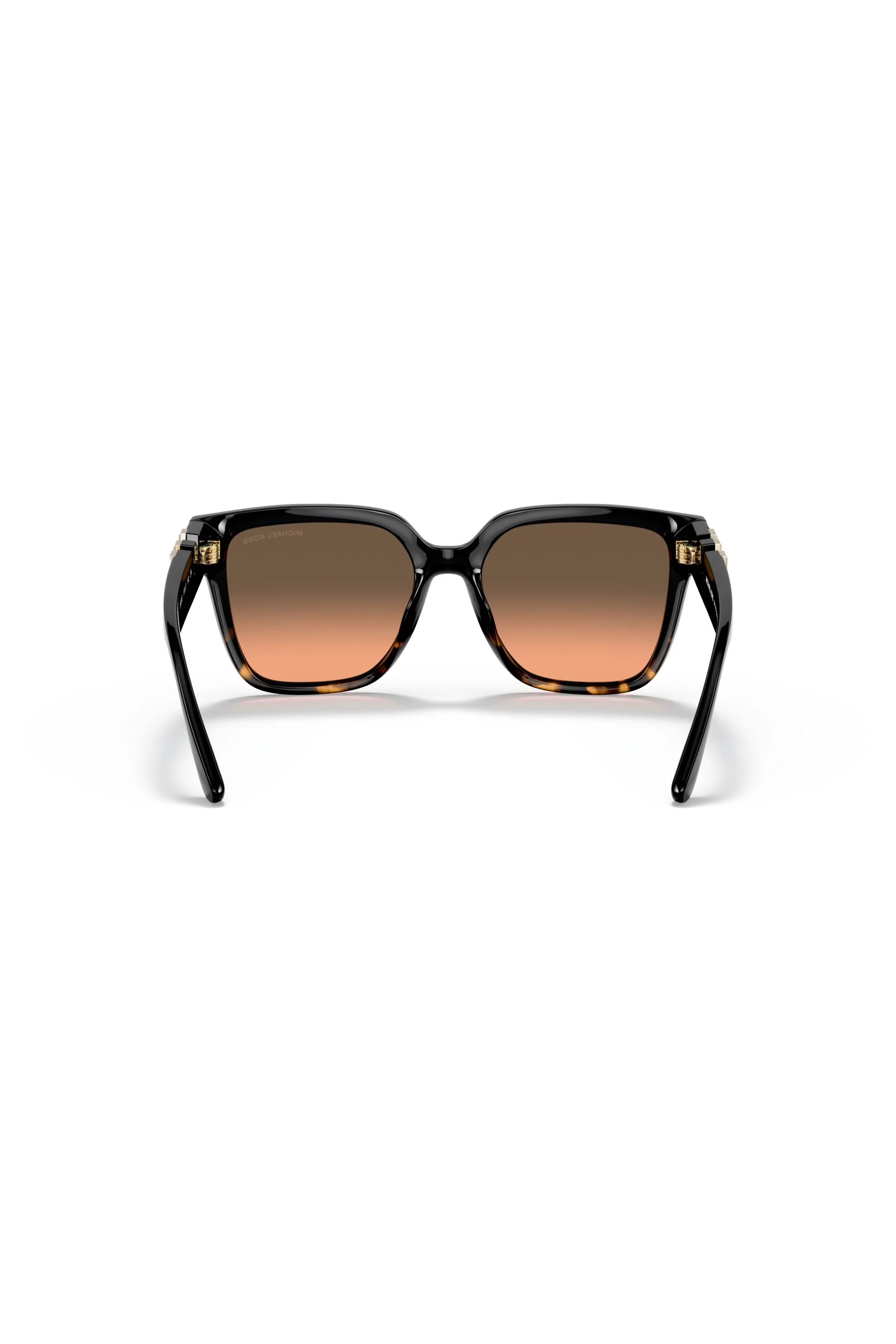 Karlie Grey Orange Gradient Lens Sunglasses - Black - Image 3