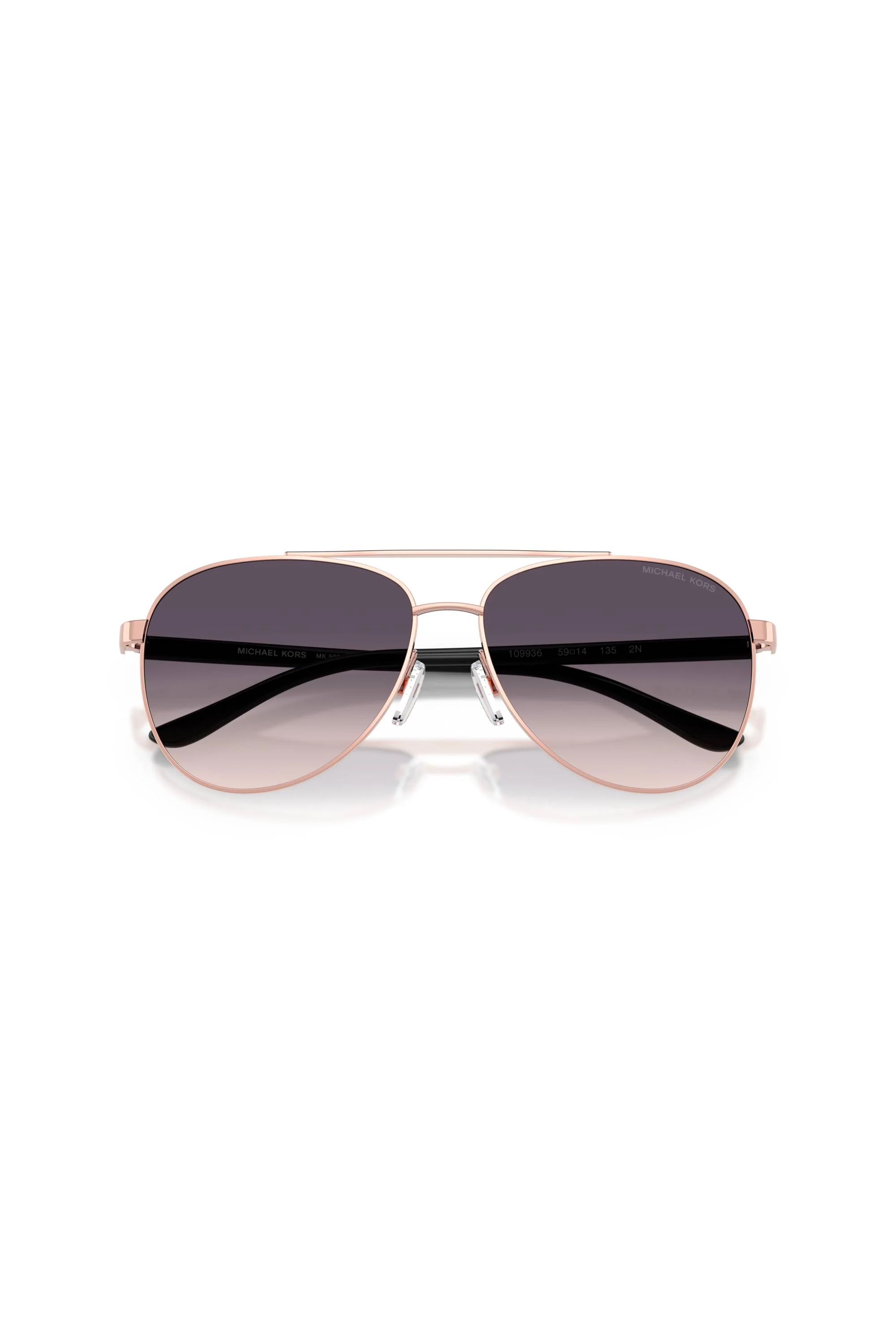 Hvar Grey Rose Gradient Sunglasses - Rose Gold - Image 4