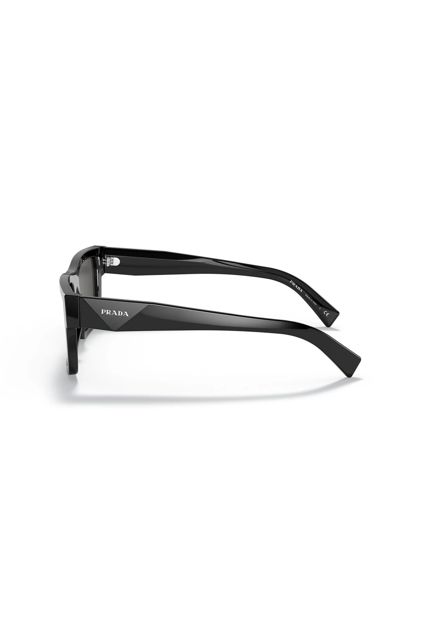 Rectangle Frame Sunglasses - Black - Image 2