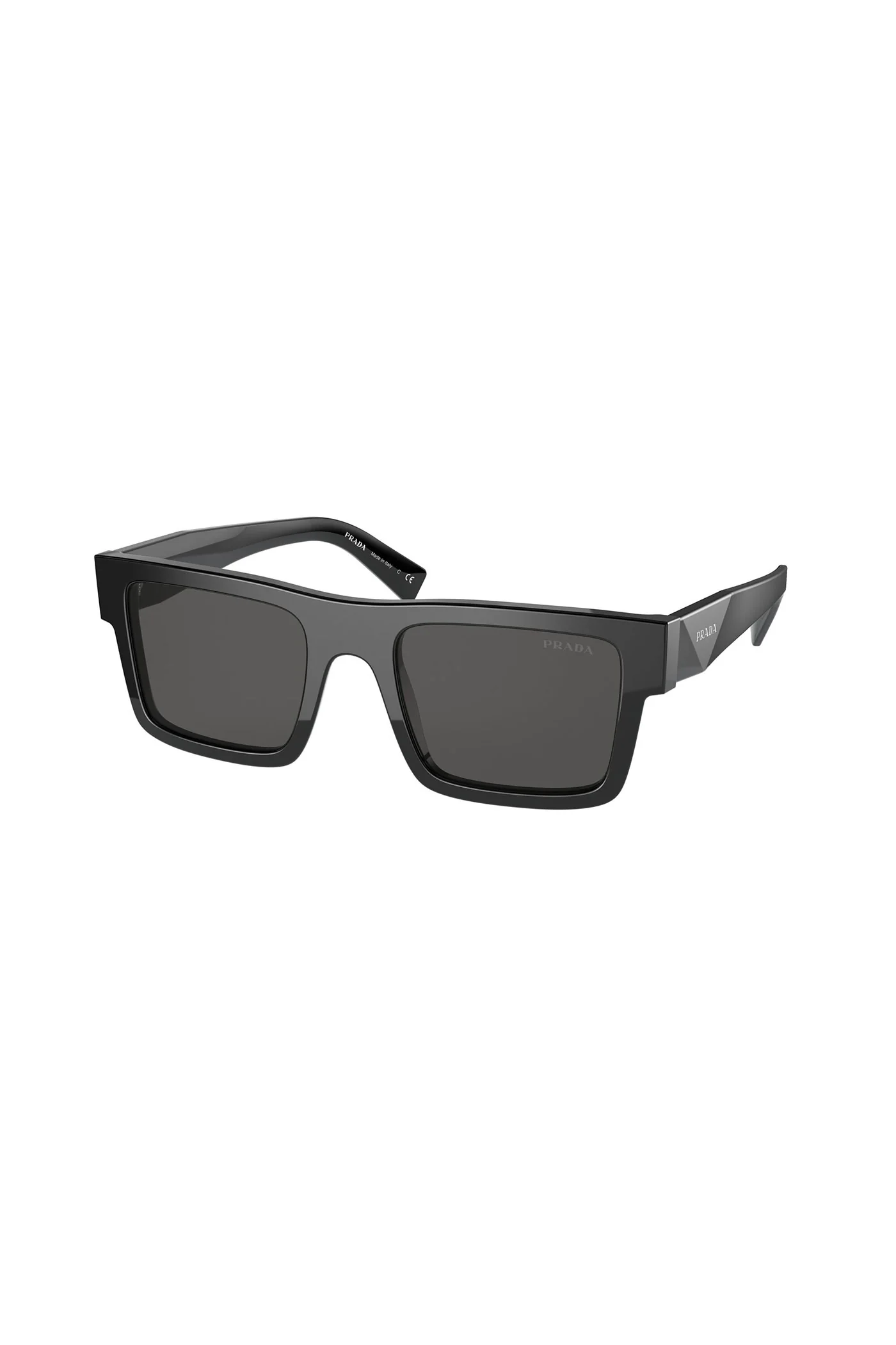 Rectangle Frame Sunglasses - Black - Image 3