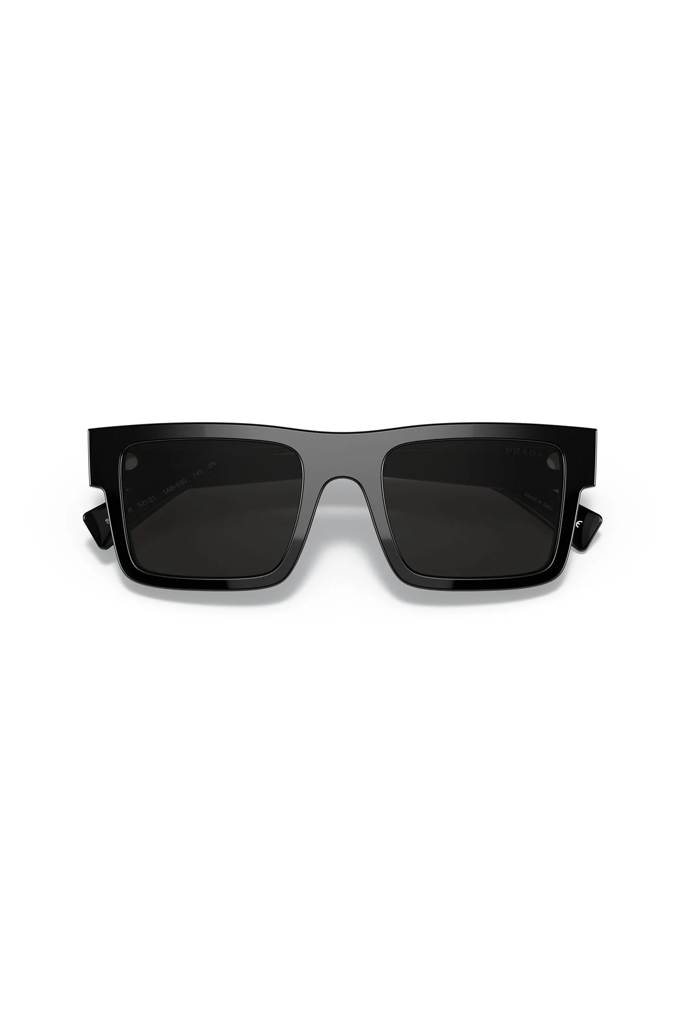 Rectangle Frame Sunglasses - Black - Image 5