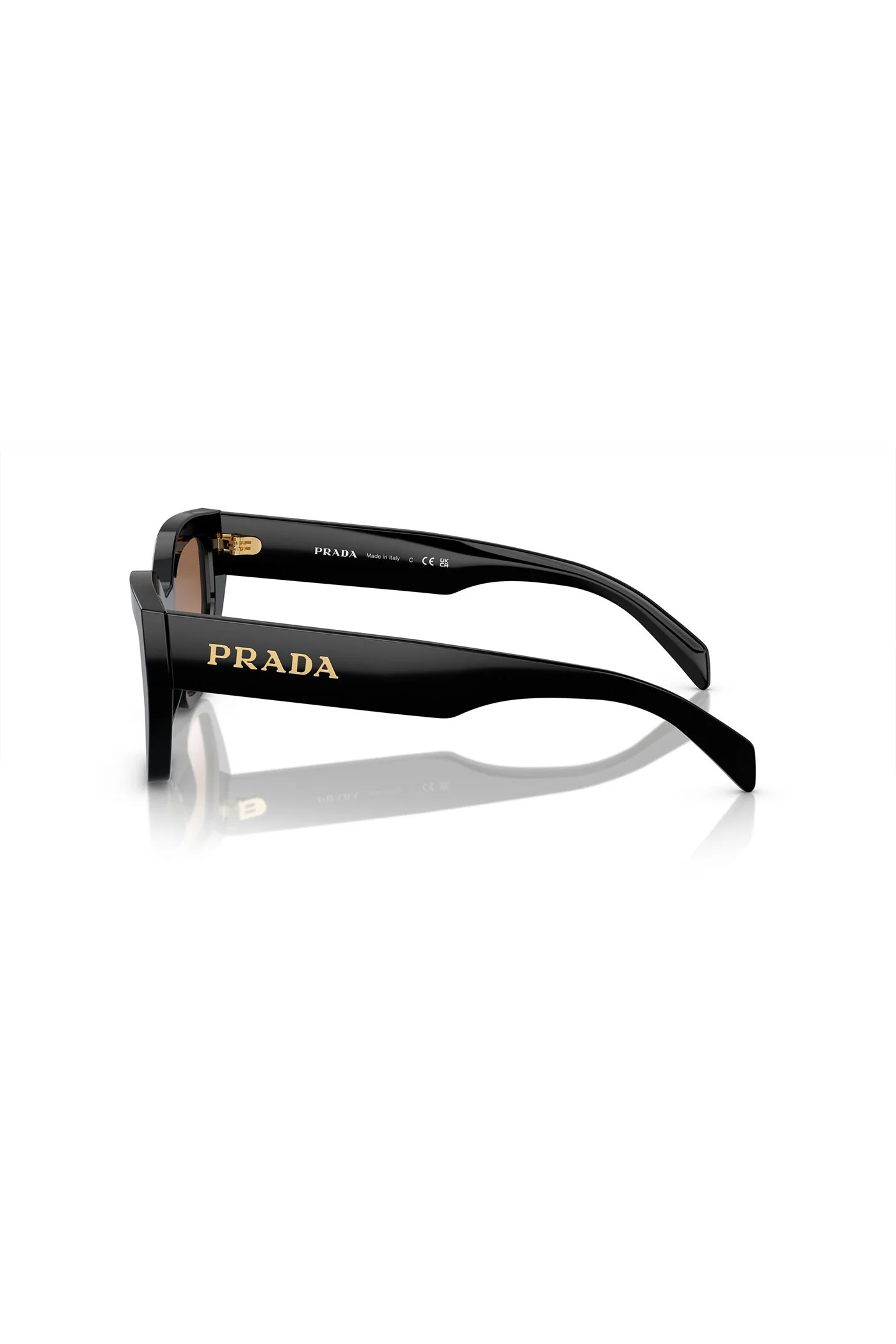 Gradient Lens Cat Eye Sunglasses - Black - Image 2