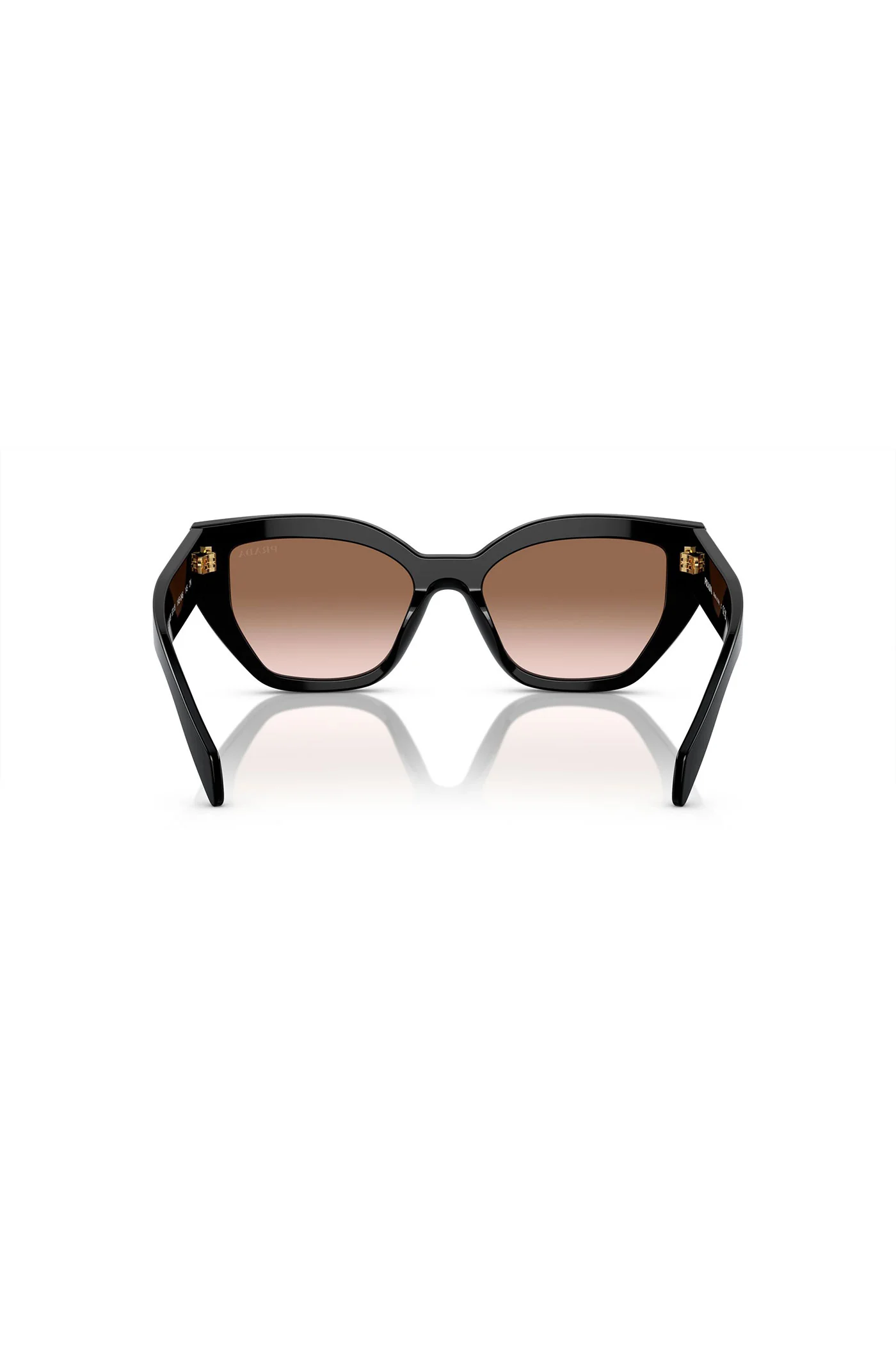 Gradient Lens Cat Eye Sunglasses - Black - Image 4