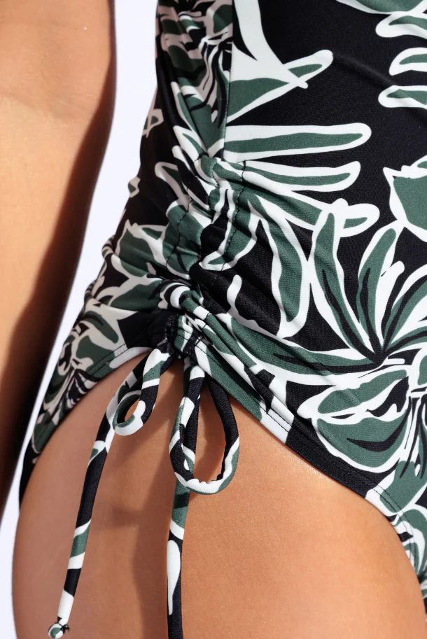 1 Pack Print Twist Swimsuit - Multi - Image 3