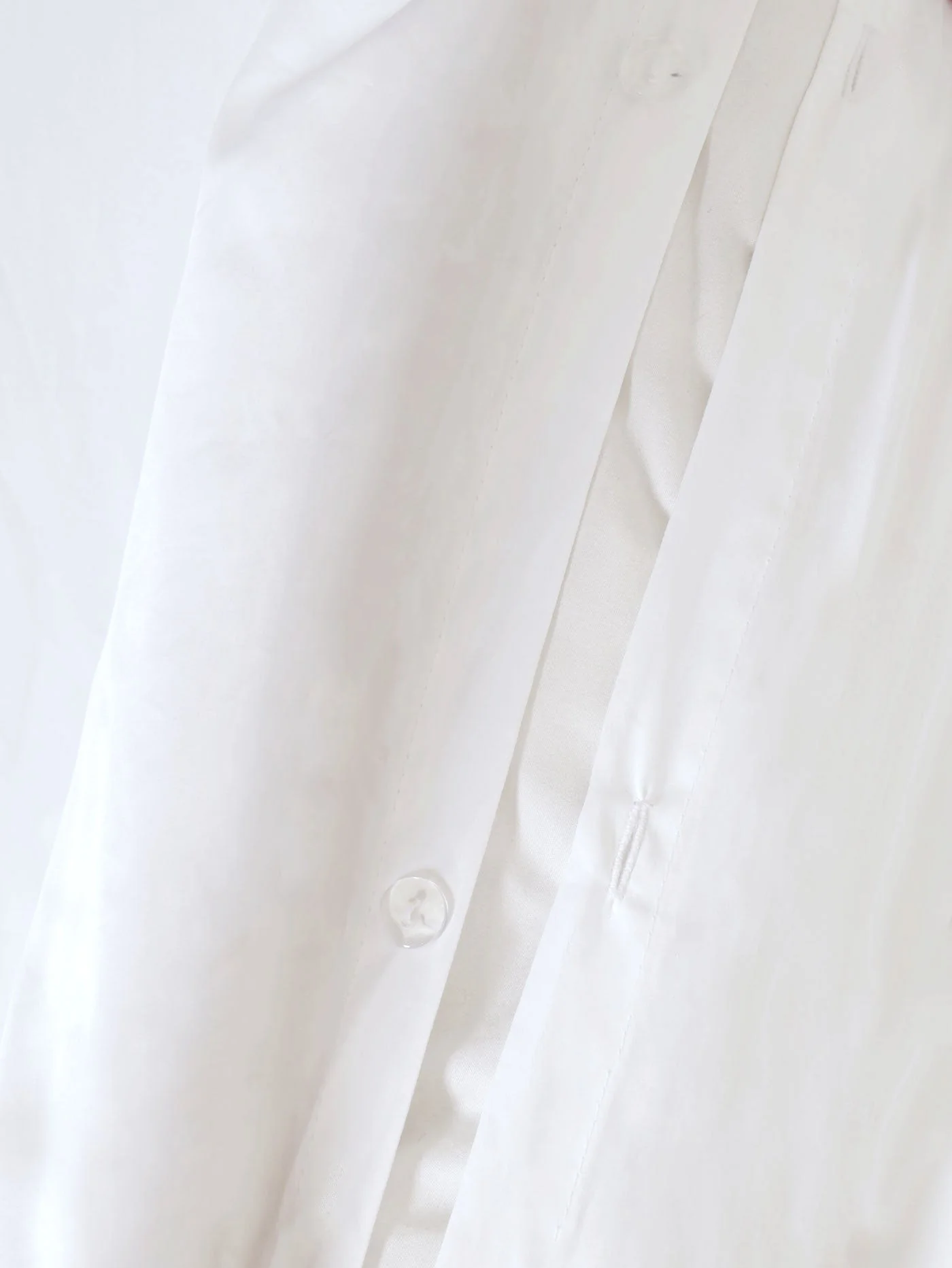 100% Cotton Percale Standard Duvet Set White - 400TC - Image 3