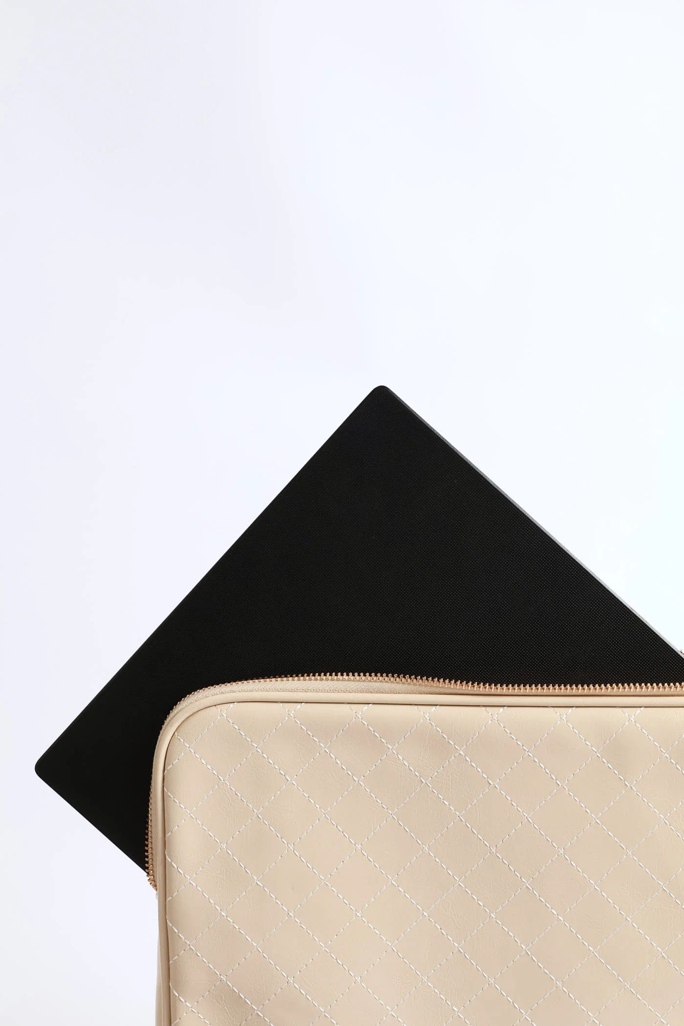 15' Topstitch Laptop Sleeve - Cream - Image 2