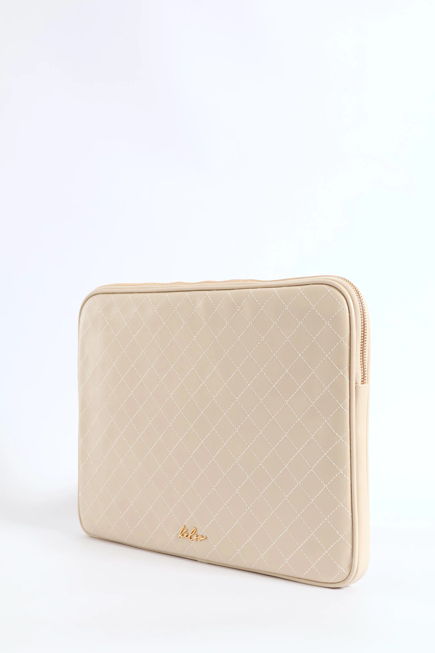 15' Topstitch Laptop Sleeve - Cream - Image 3