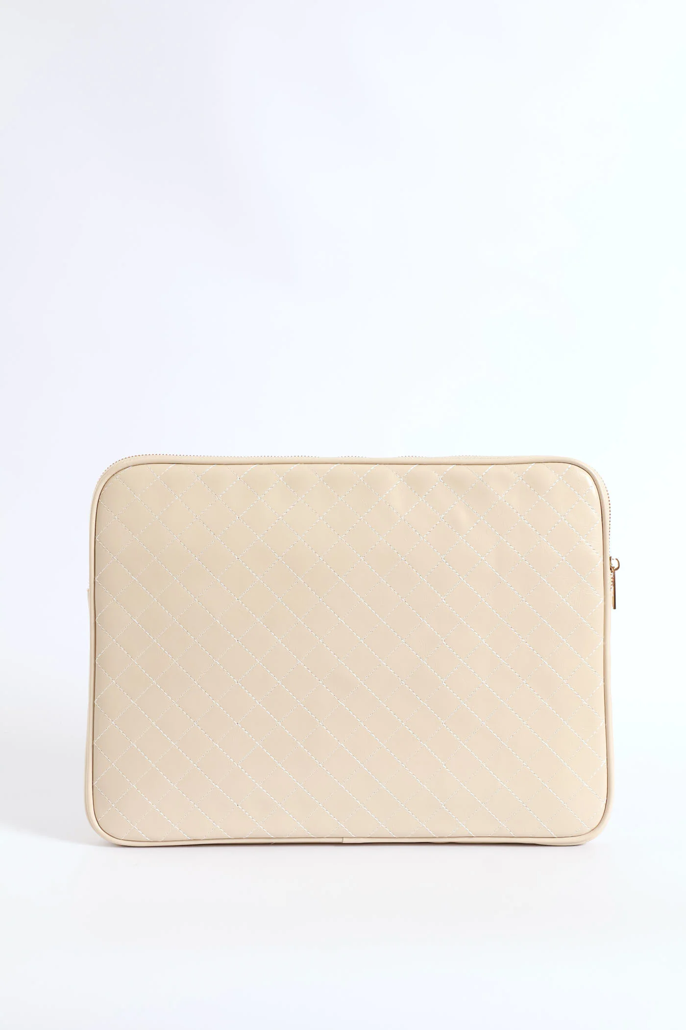 15' Topstitch Laptop Sleeve - Cream - Image 5