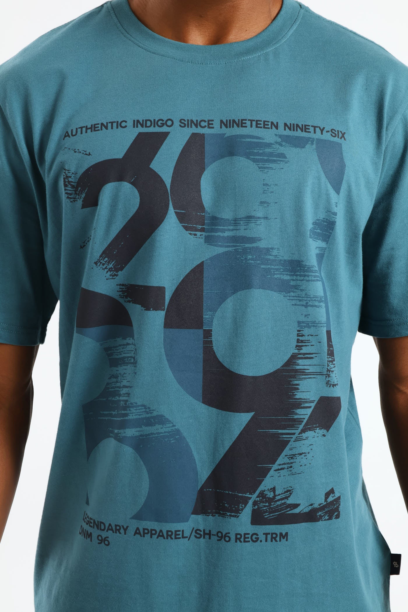 1962 Block Tee - Teal - Image 2