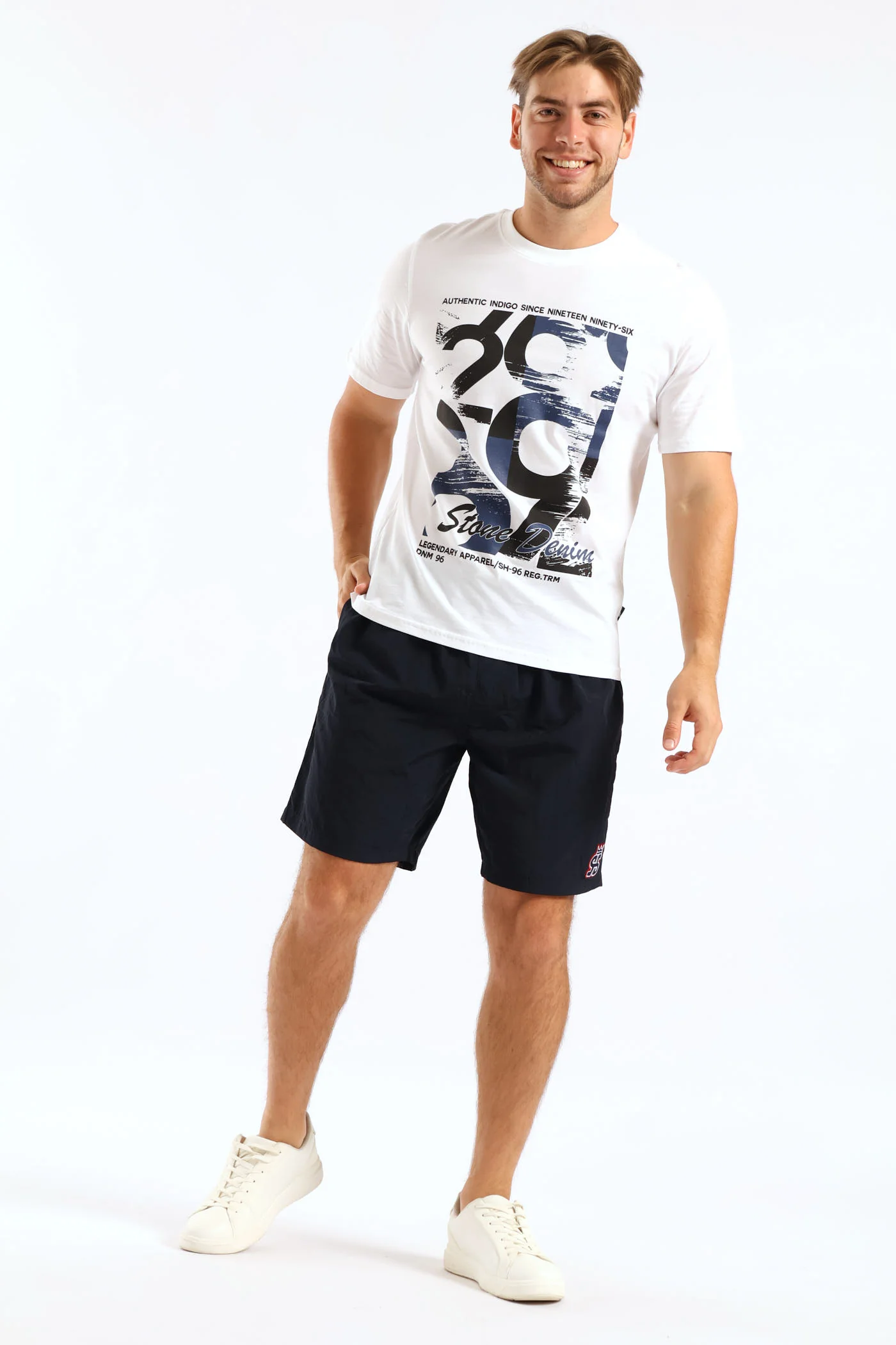 1962 Block Tee - White - Image 5