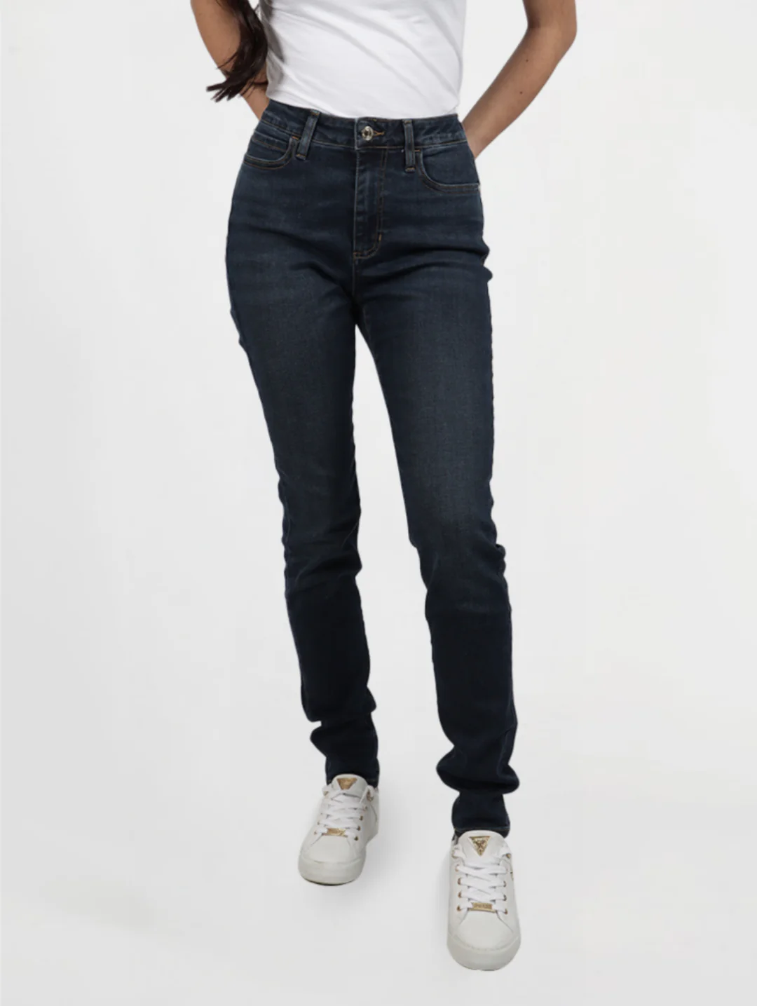 1981 High Rise Skinny Denim - Dark Wash Ink - Image 3