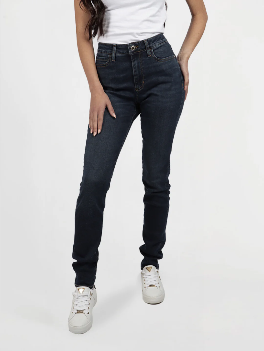 1981 High Rise Skinny Denim - Dark Wash Ink - Image 4