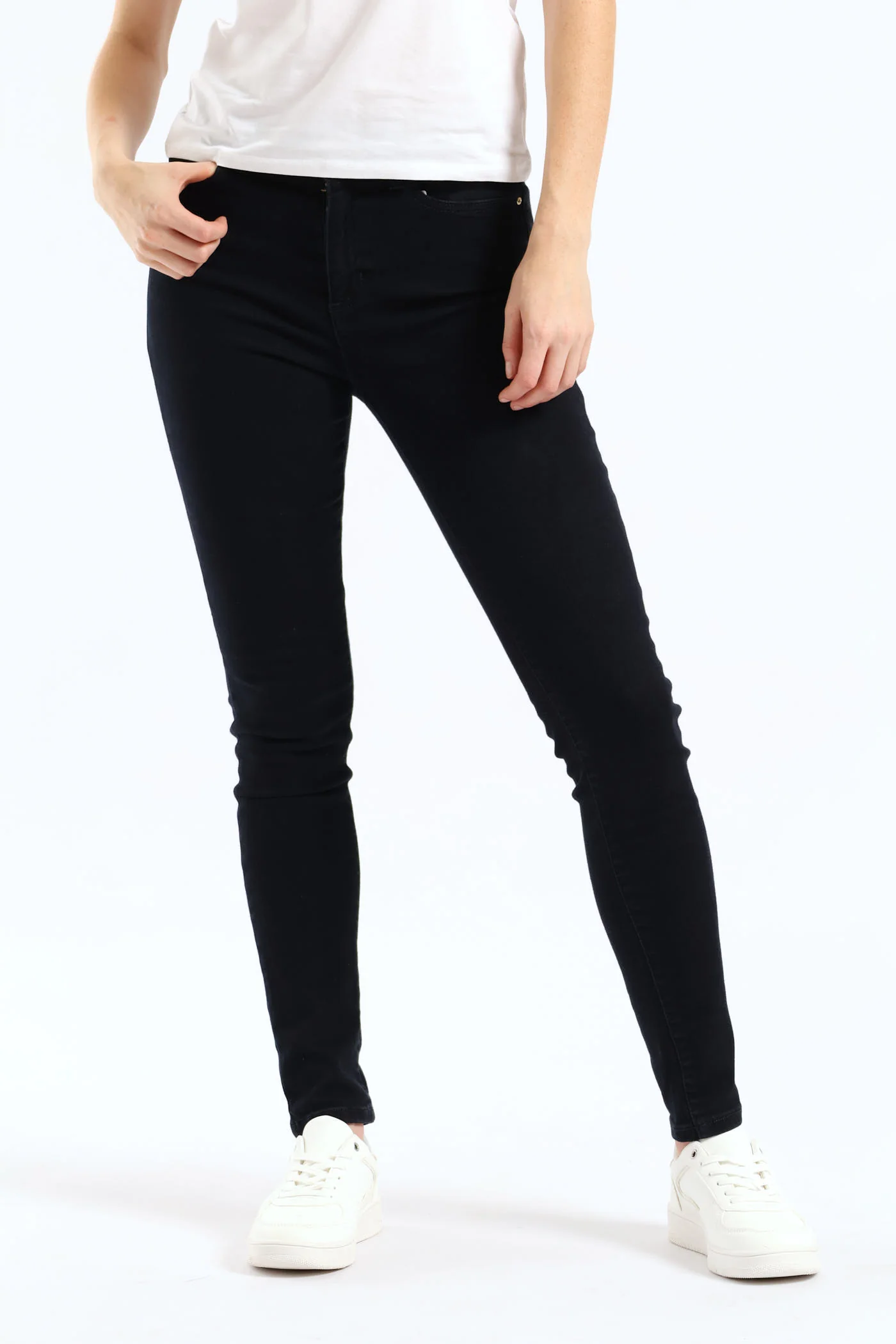 1981 High Rise Skinny Jean - Blue/Black - Image 3