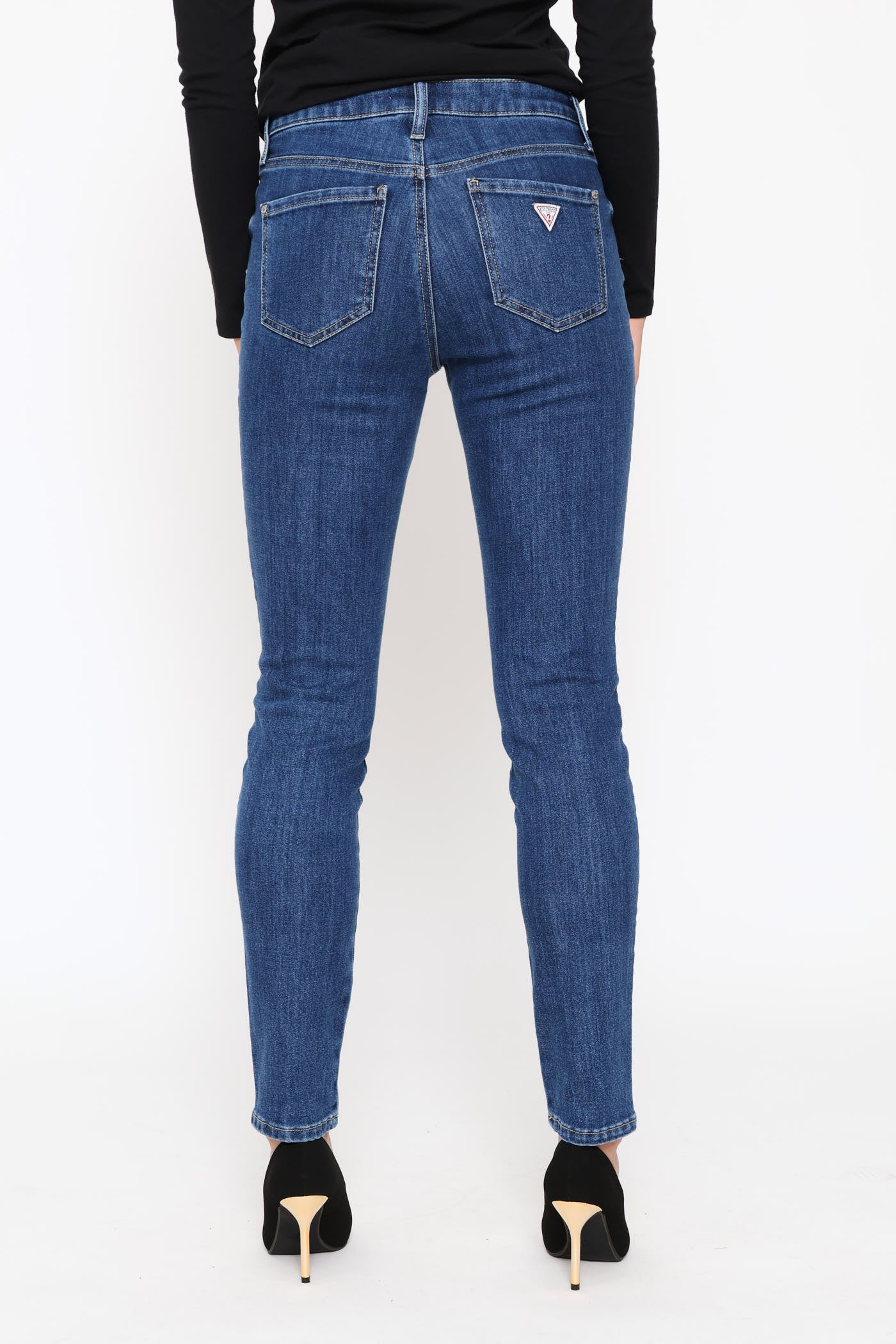 1981 High Rise Skinny Jean - Mid Wash - Image 4