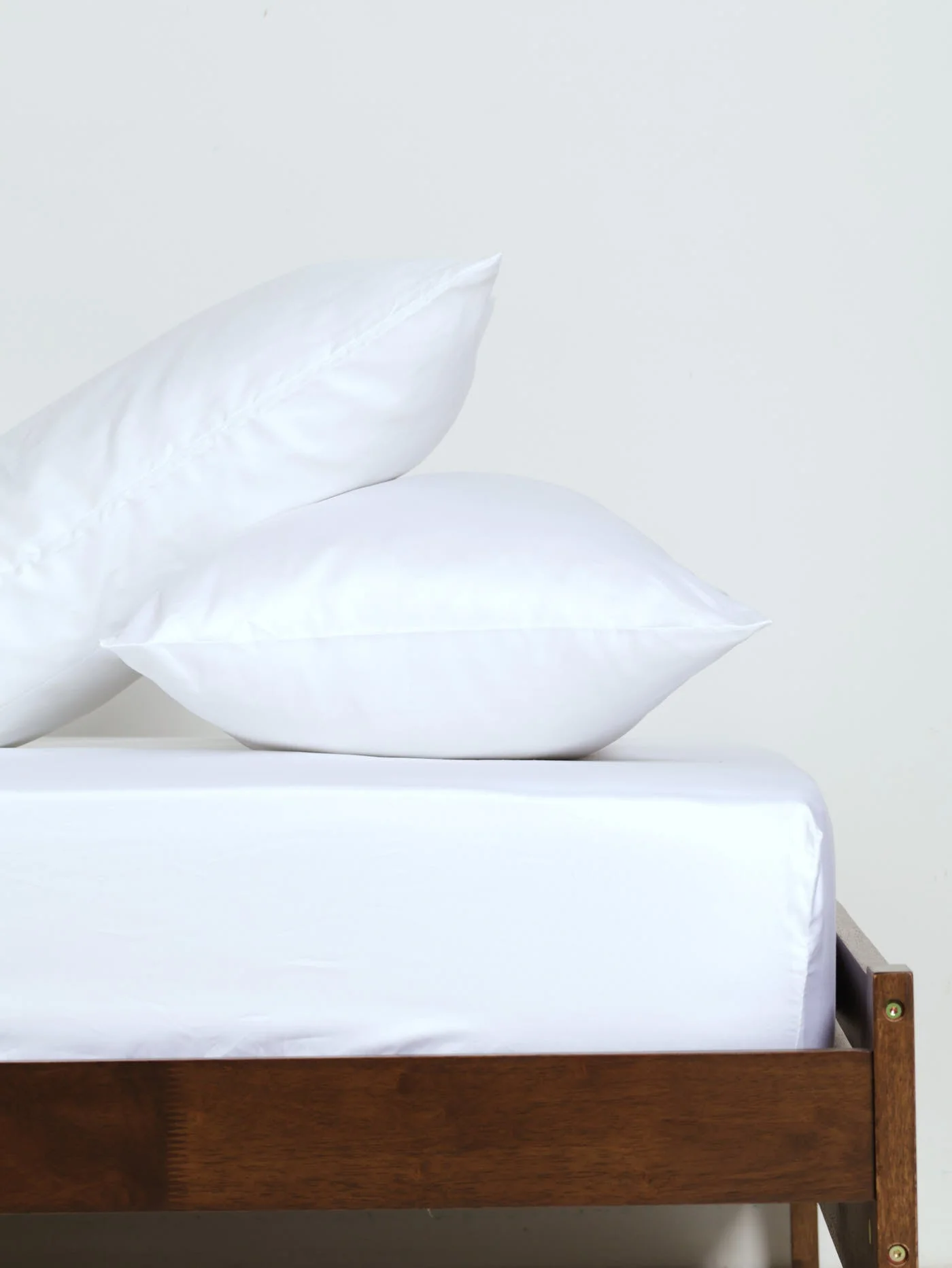 2 Pack 100% Cotton Percale Pillowcases - 400TC - Image 2