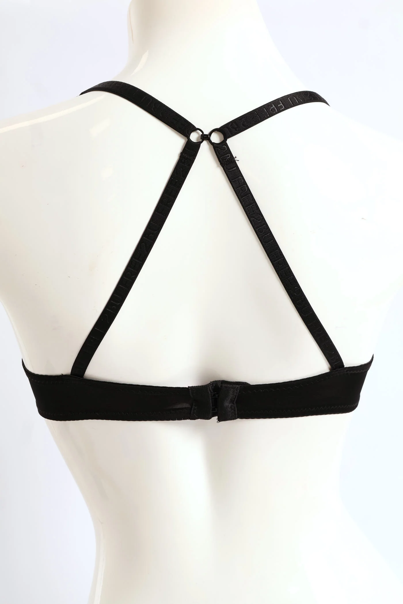 2 Pack A-Frame Bra - Mocha/Black - Image 2