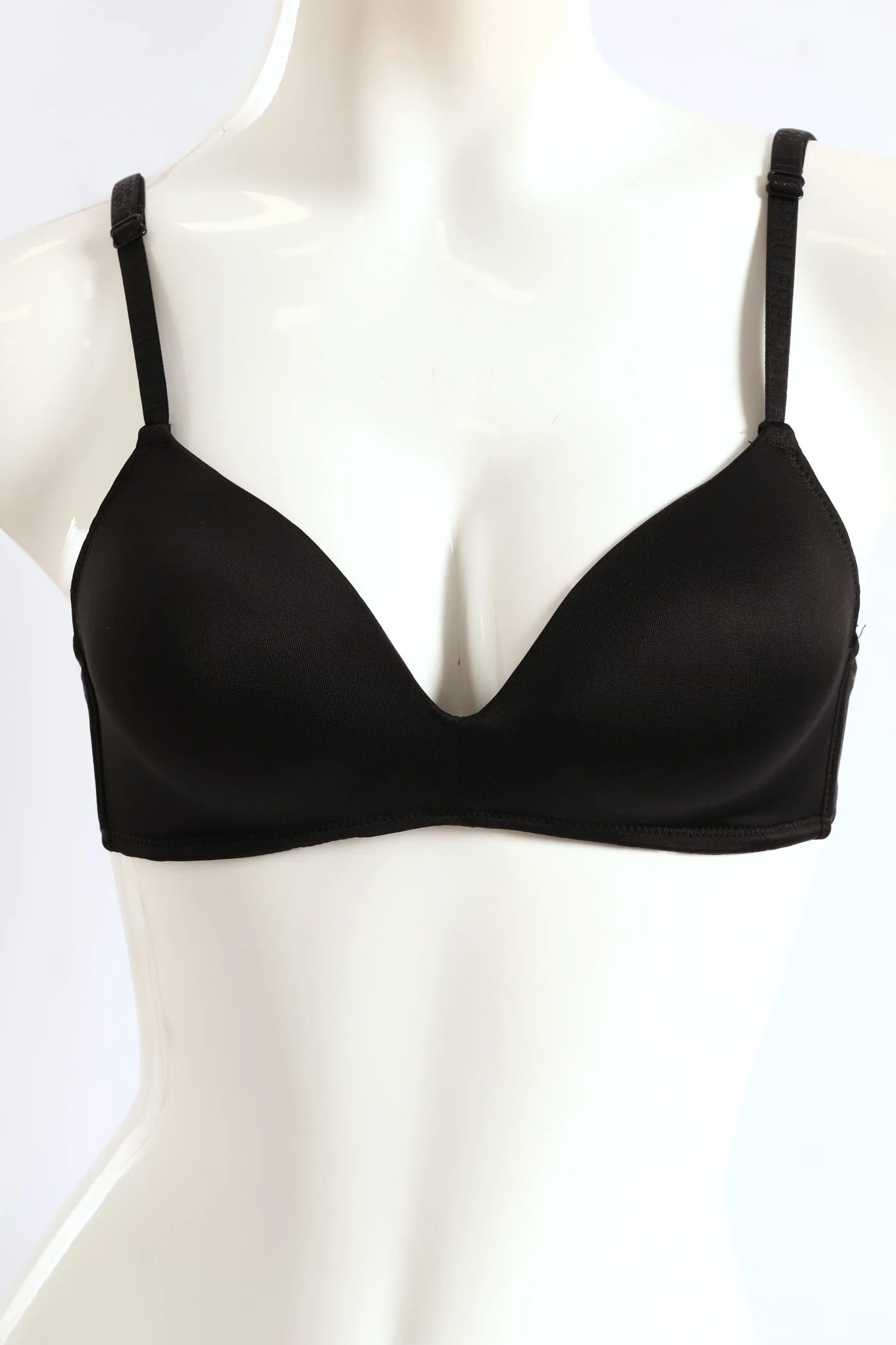 2 Pack A-Frame Bra - Mocha/Black - Image 3