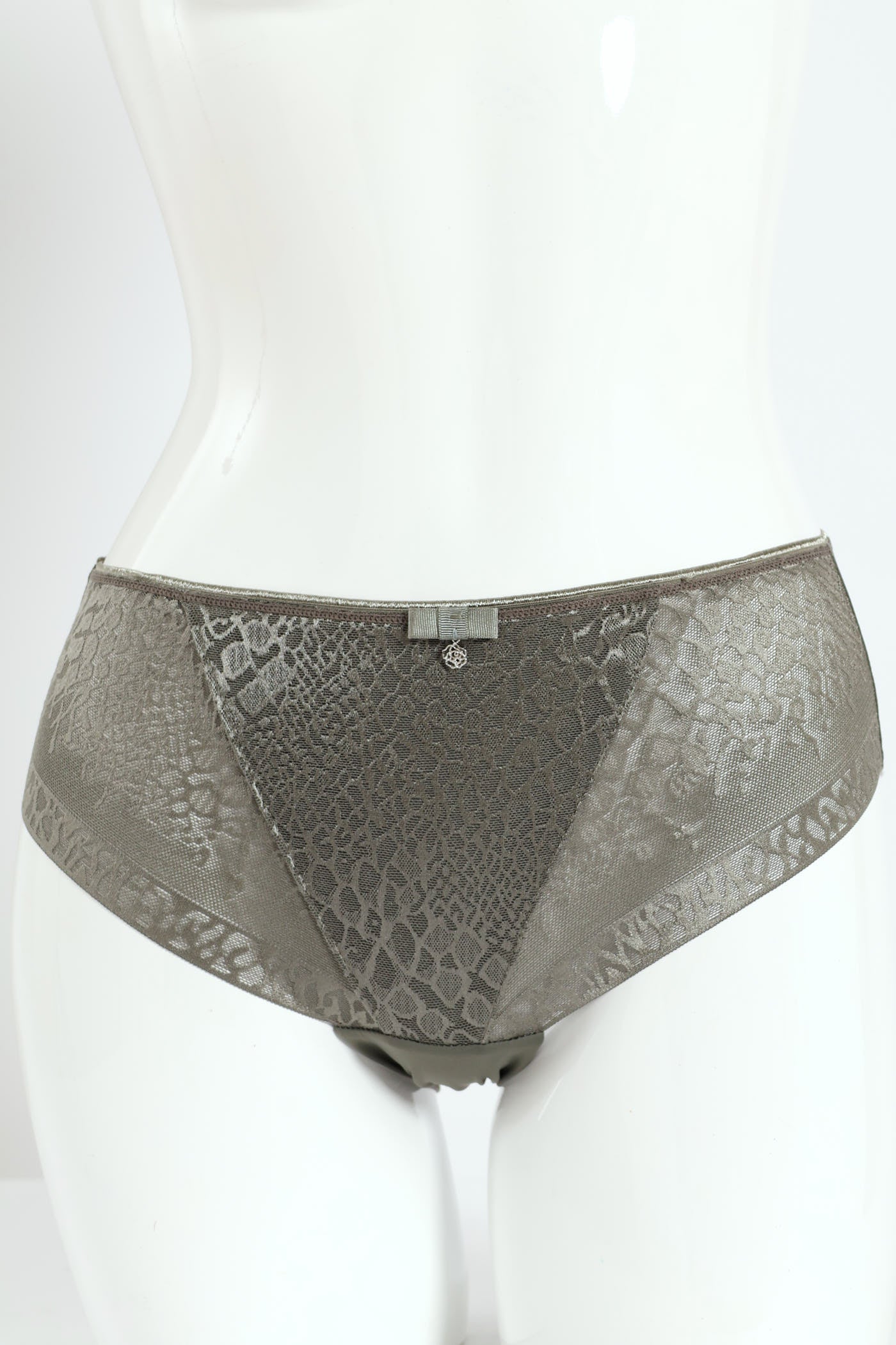 2 Pack All Over Lace Midi Panty - Periscope/Cast Grey - Image 2