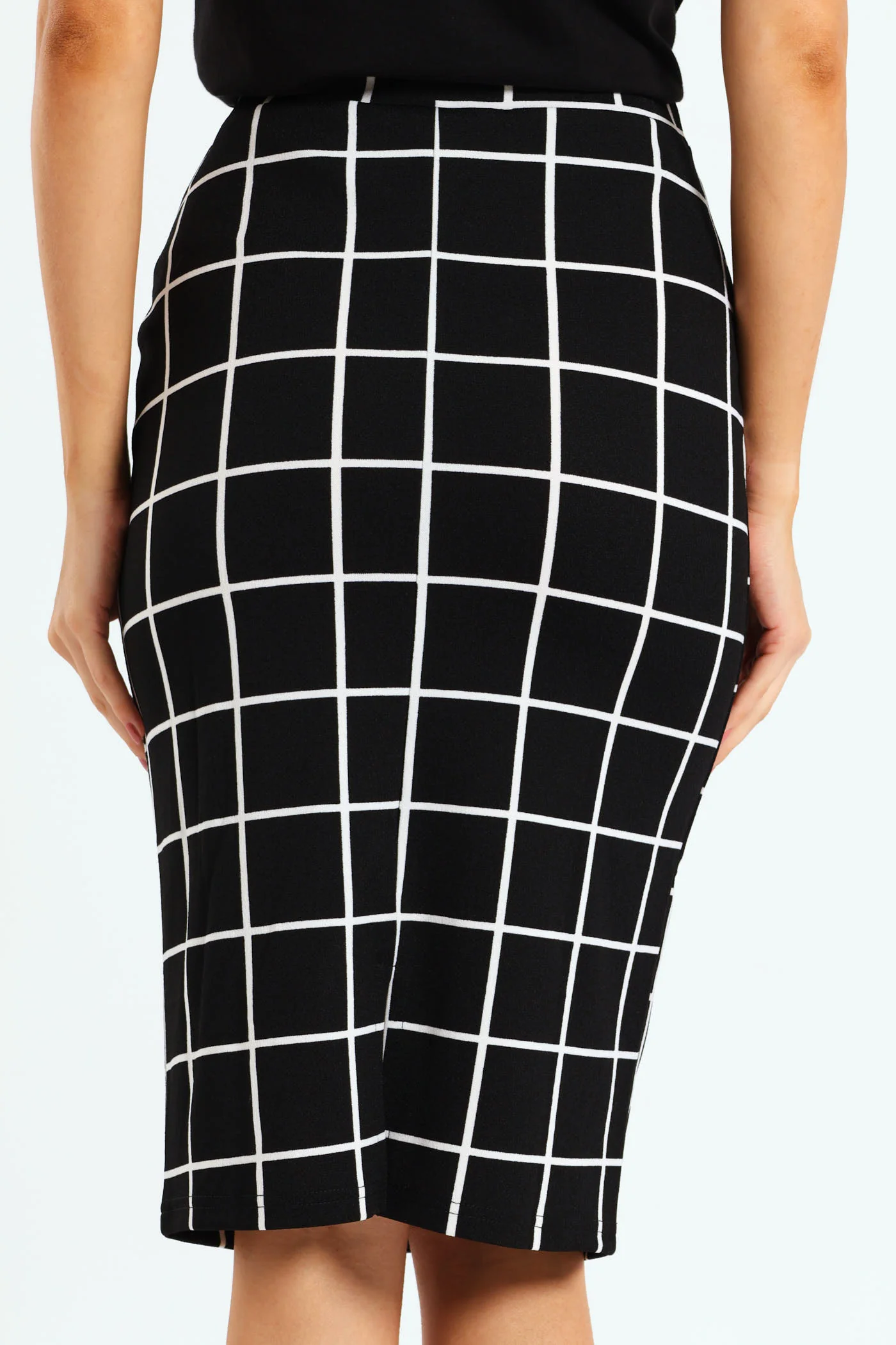 2 Pack Basic Career Skirt - Black/White - Image 5