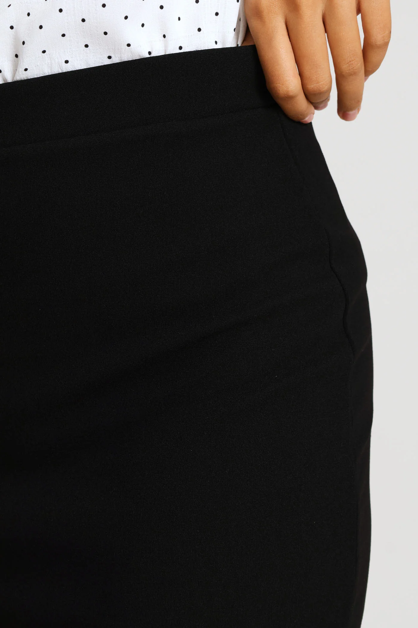 2 Pack Basic Career Skirt - Black/White - Image 8