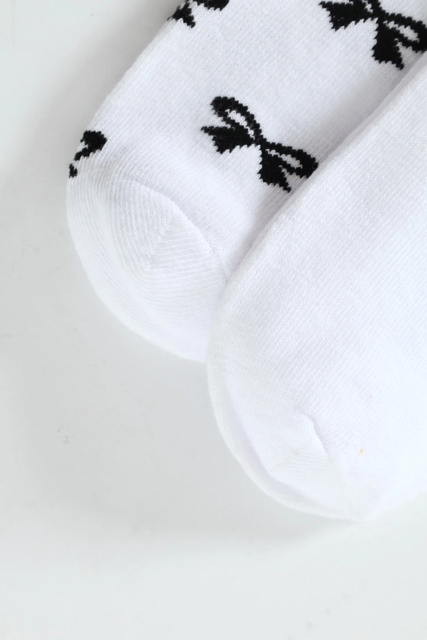 2 Pack Bows Crew Socks - White - Image 4