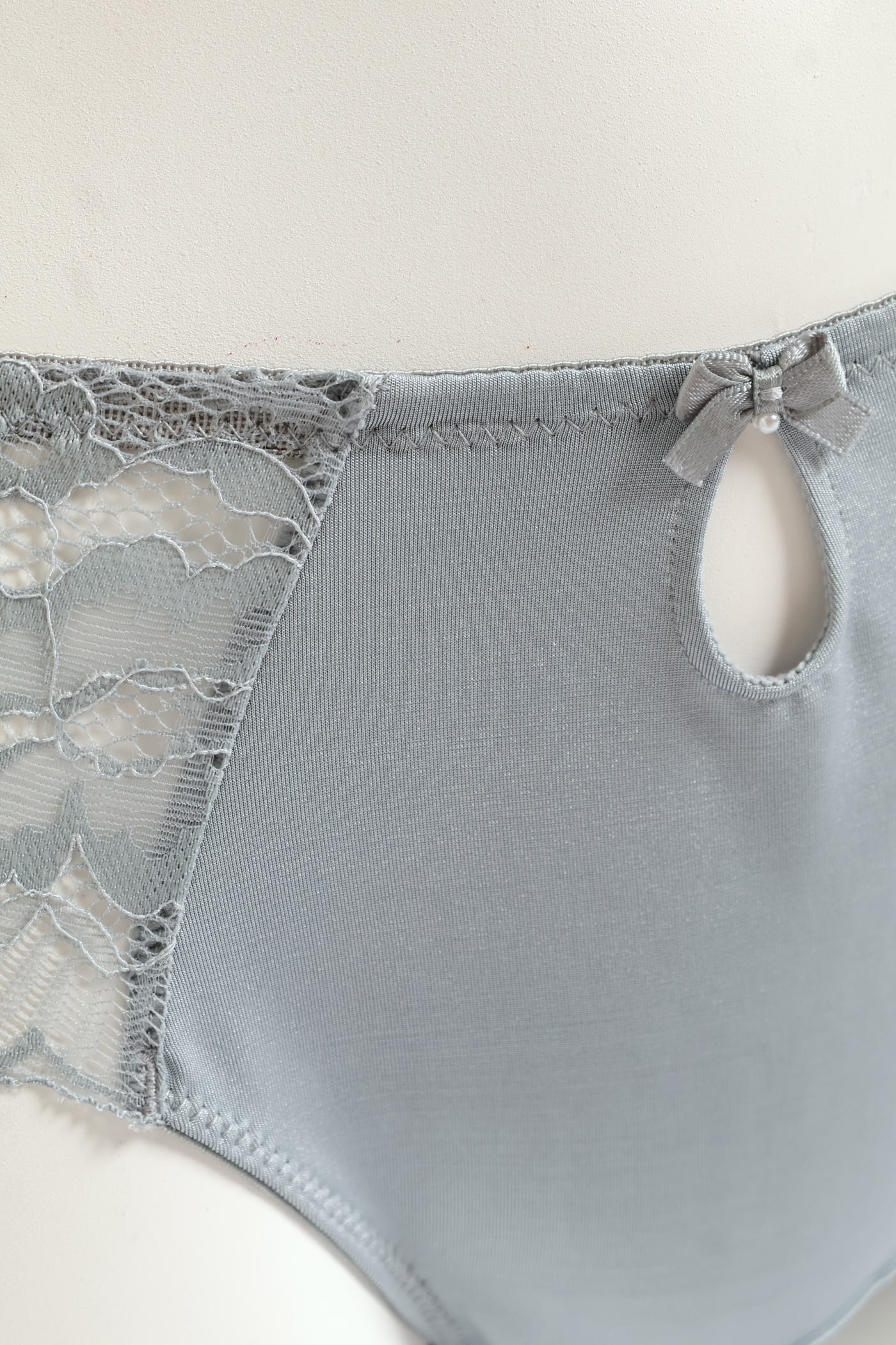 2 Pack Brazilian Panties - Mauve/Silver - Image 3