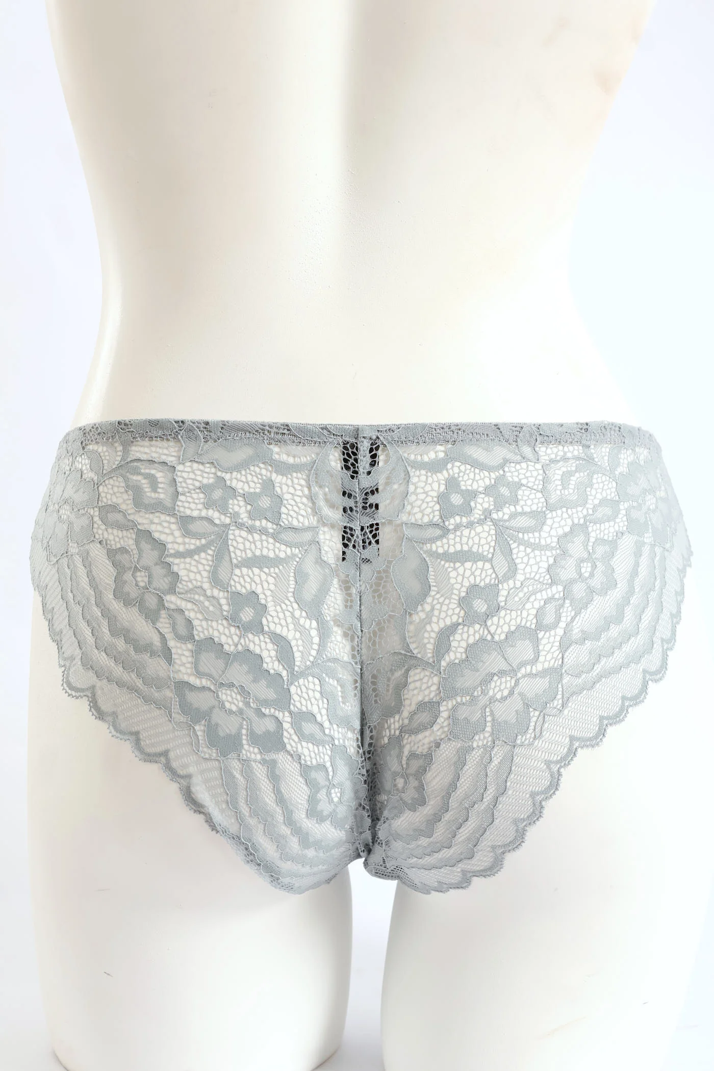 2 Pack Brazilian Panties - Mauve/Silver - Image 4
