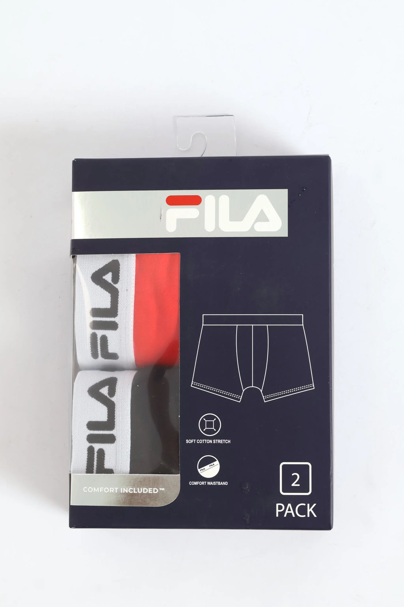 2 Pack Casio Trunks - Red/Black - Image 4