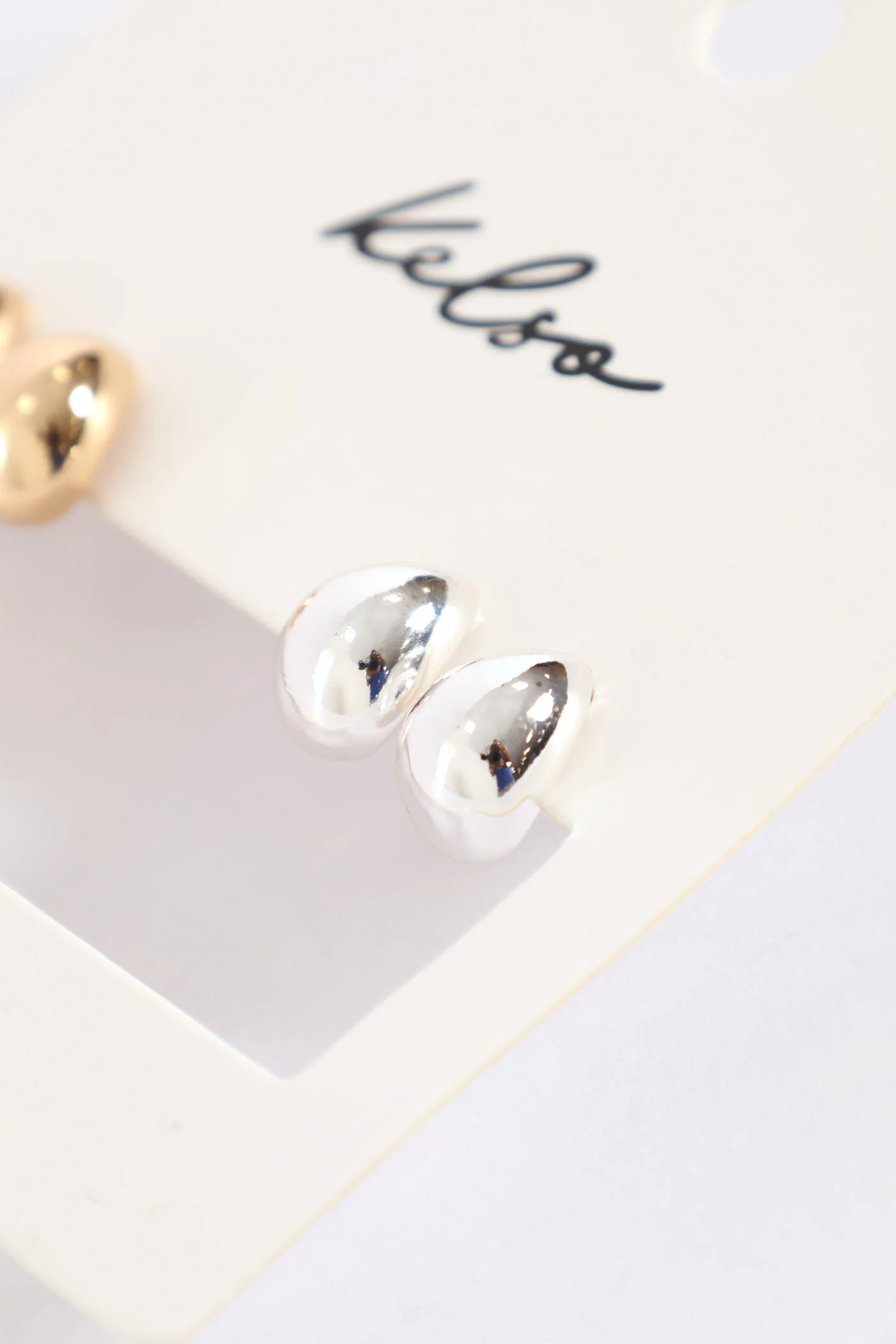 2 Pack Chunky Bubble Earrings - Multi - Image 3