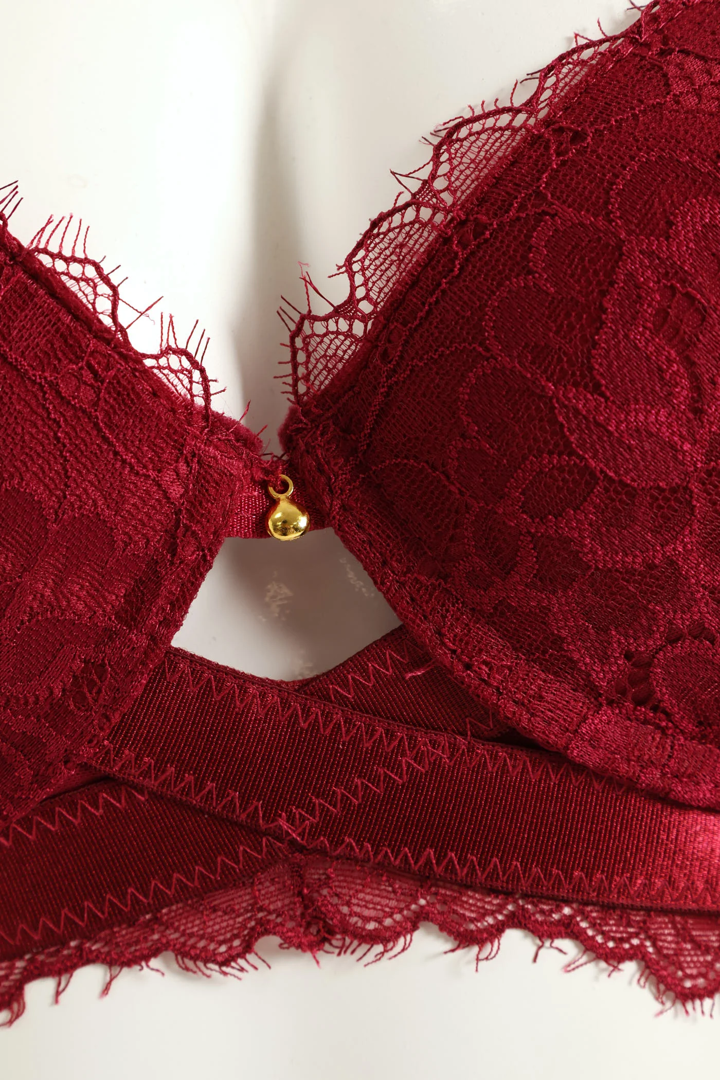 2 Pack Eyelash Lace T-Shirt Bra - Multi - Image 4