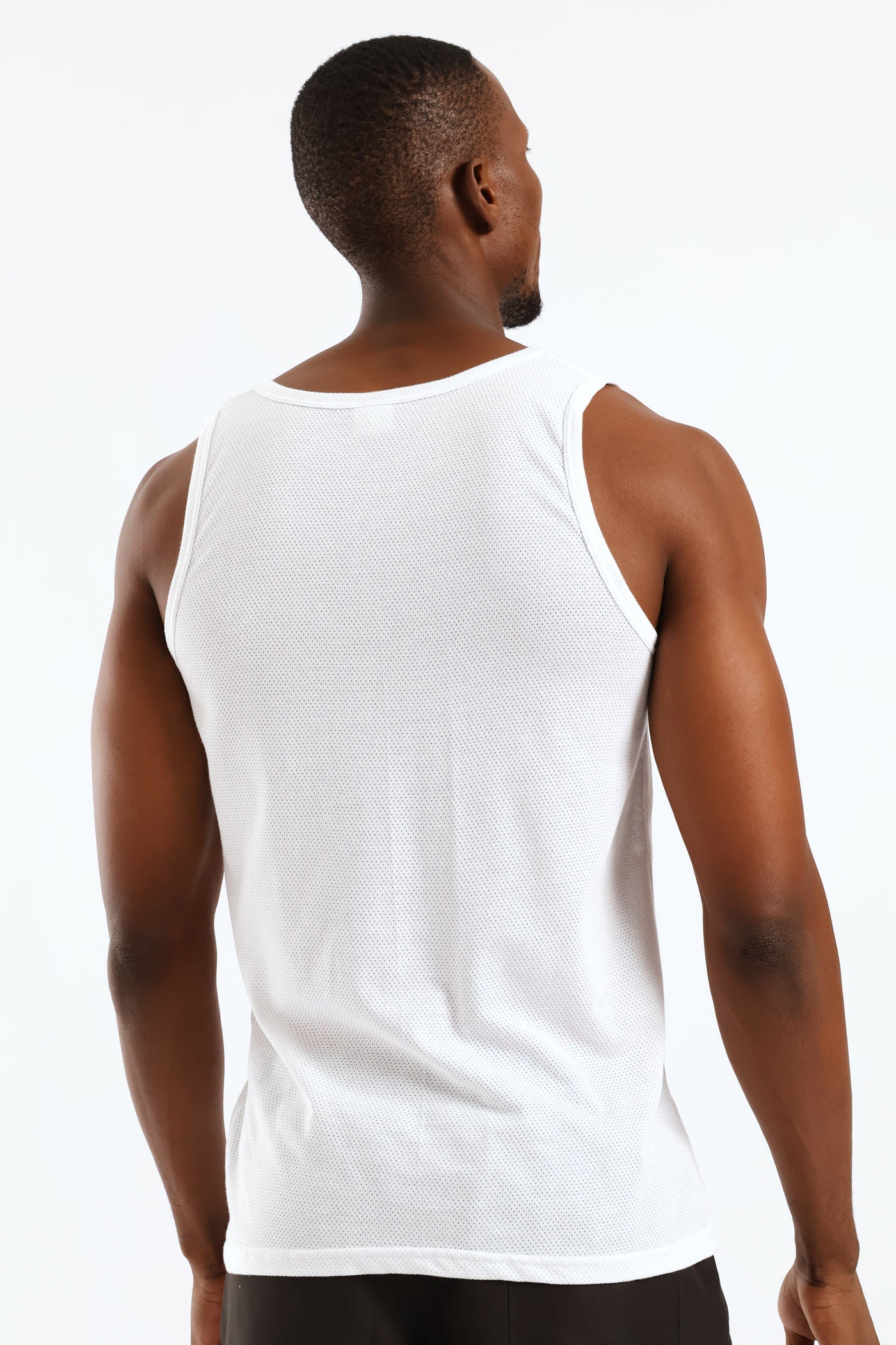 2 Pack Eyelet Vests - Black/White - Image 4