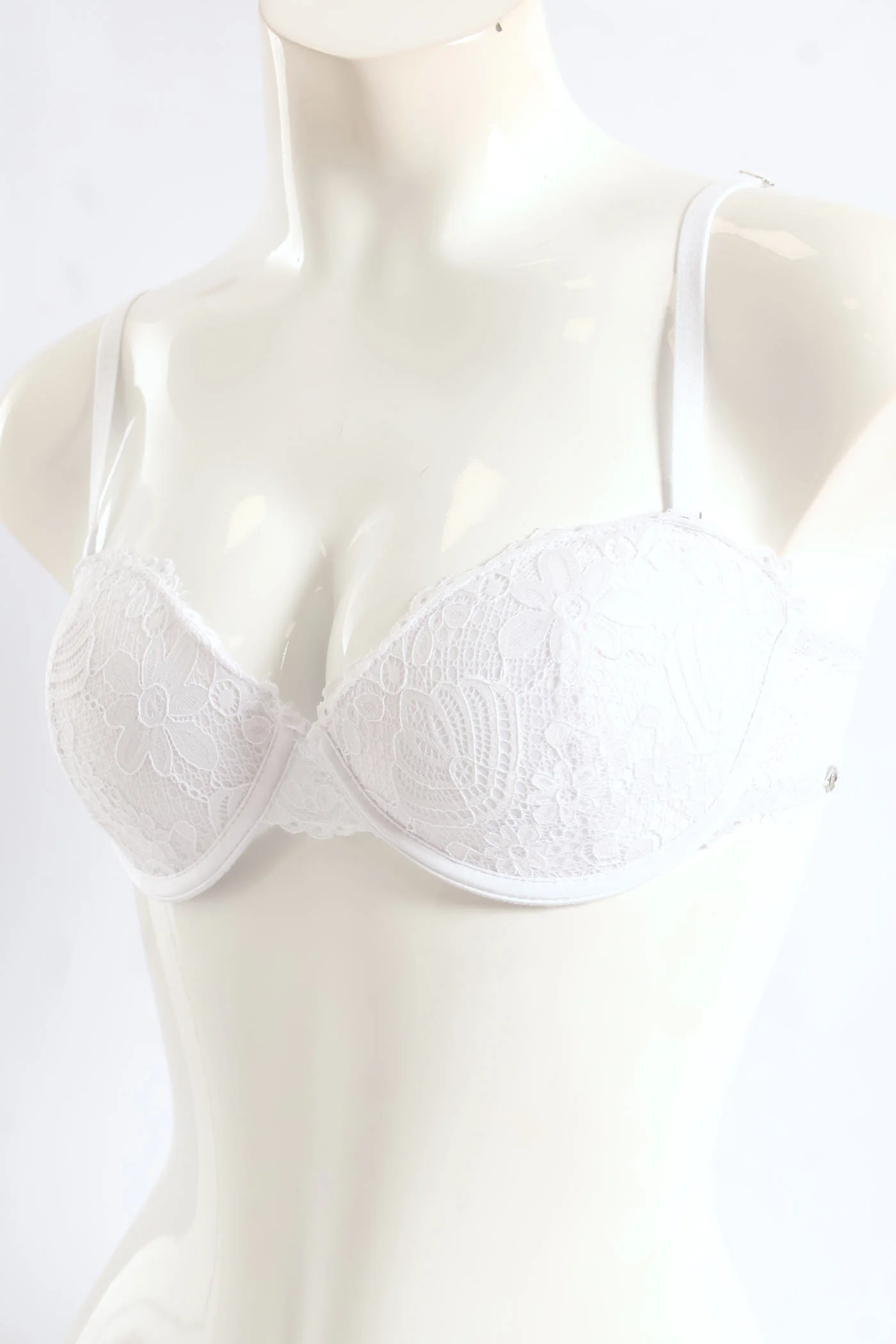 2 Pack Galloon Lace Multiway Bra - Black/White - Image 2