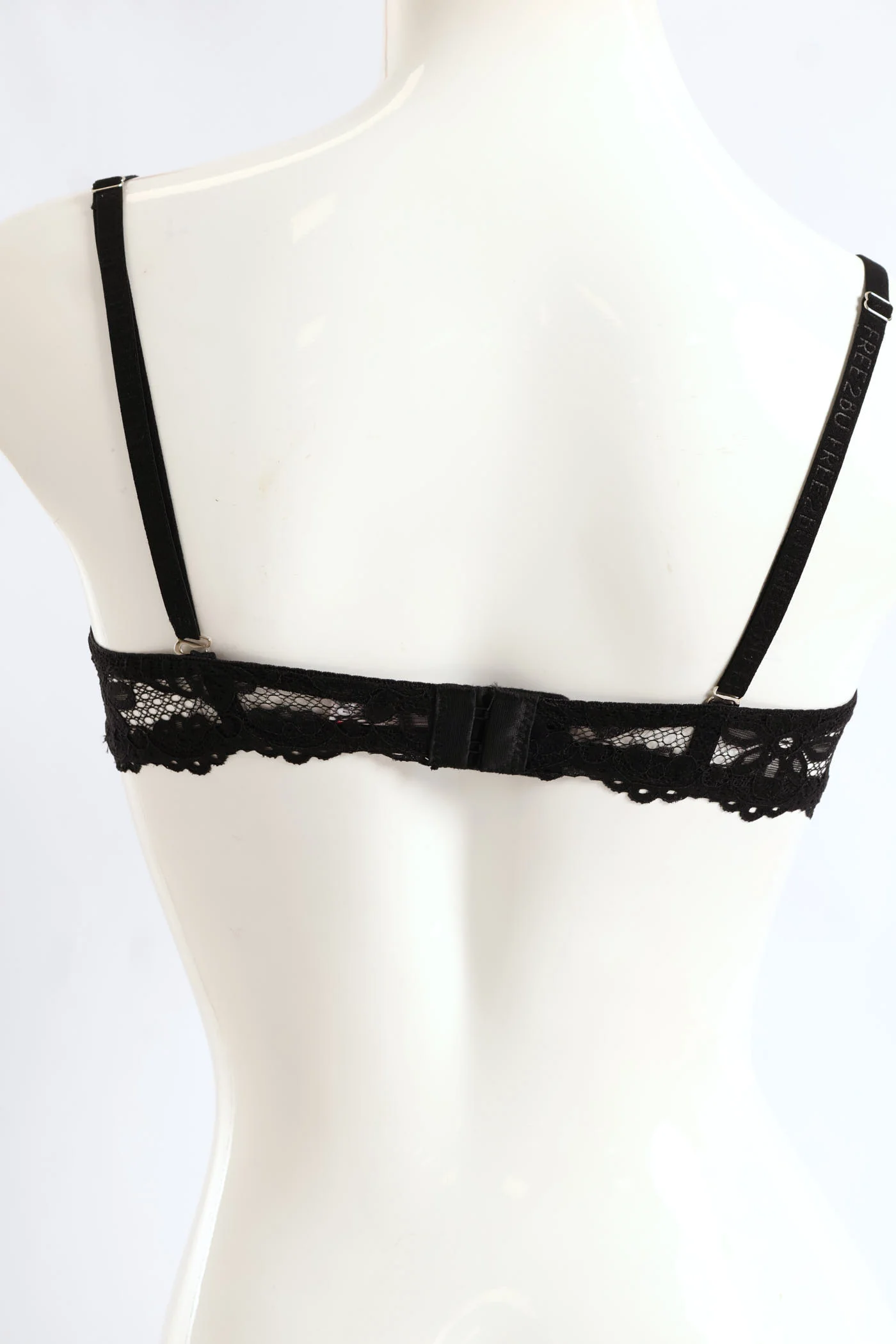 2 Pack Galloon Lace Multiway Bra - Black/White - Image 5