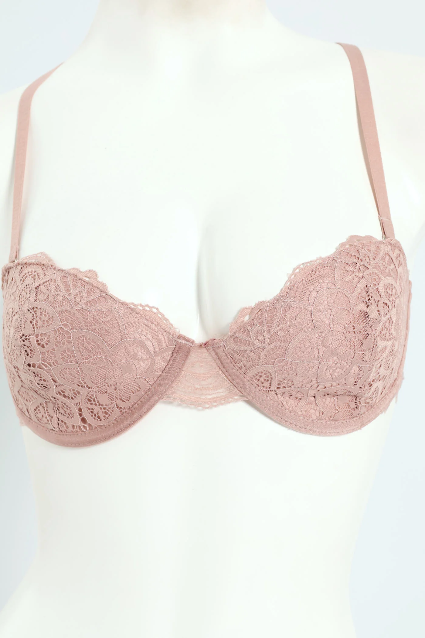 2 Pack Galloon Lace Multiway Bra - Jade/Mocha - Image 2