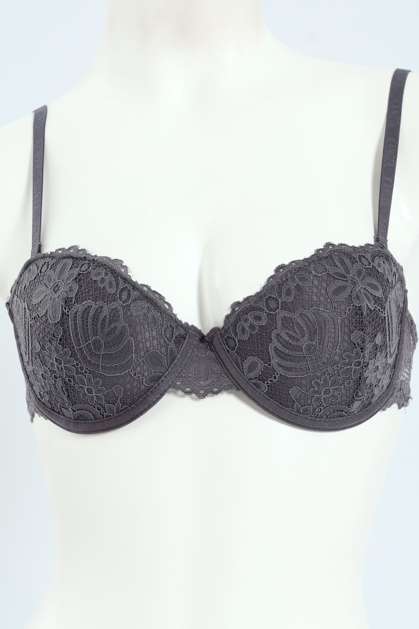 2 Pack Galloon Lace Multiway Bra - Raspberry/Storm - Image 2