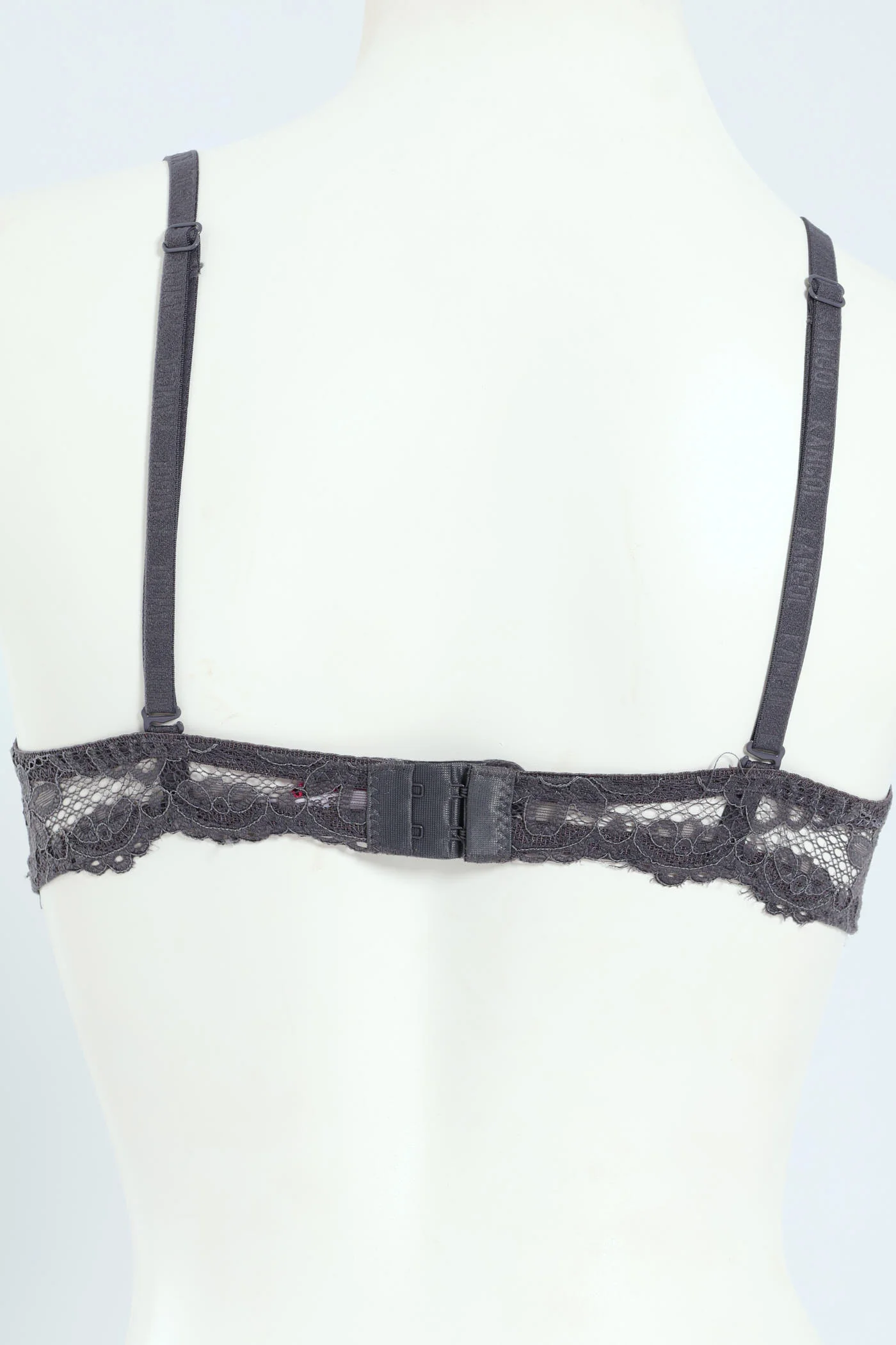 2 Pack Galloon Lace Multiway Bra - Raspberry/Storm - Image 3