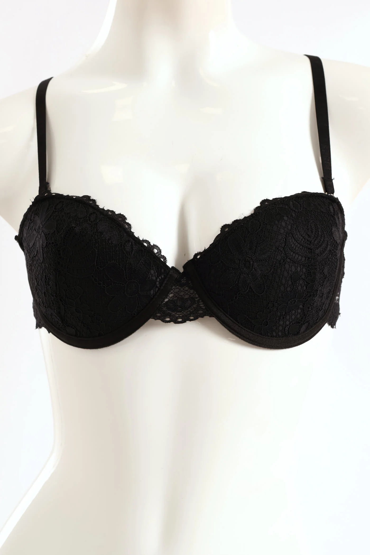 2 Pack Galloon Lace Multiway Bra - Teal/Black - Image 2