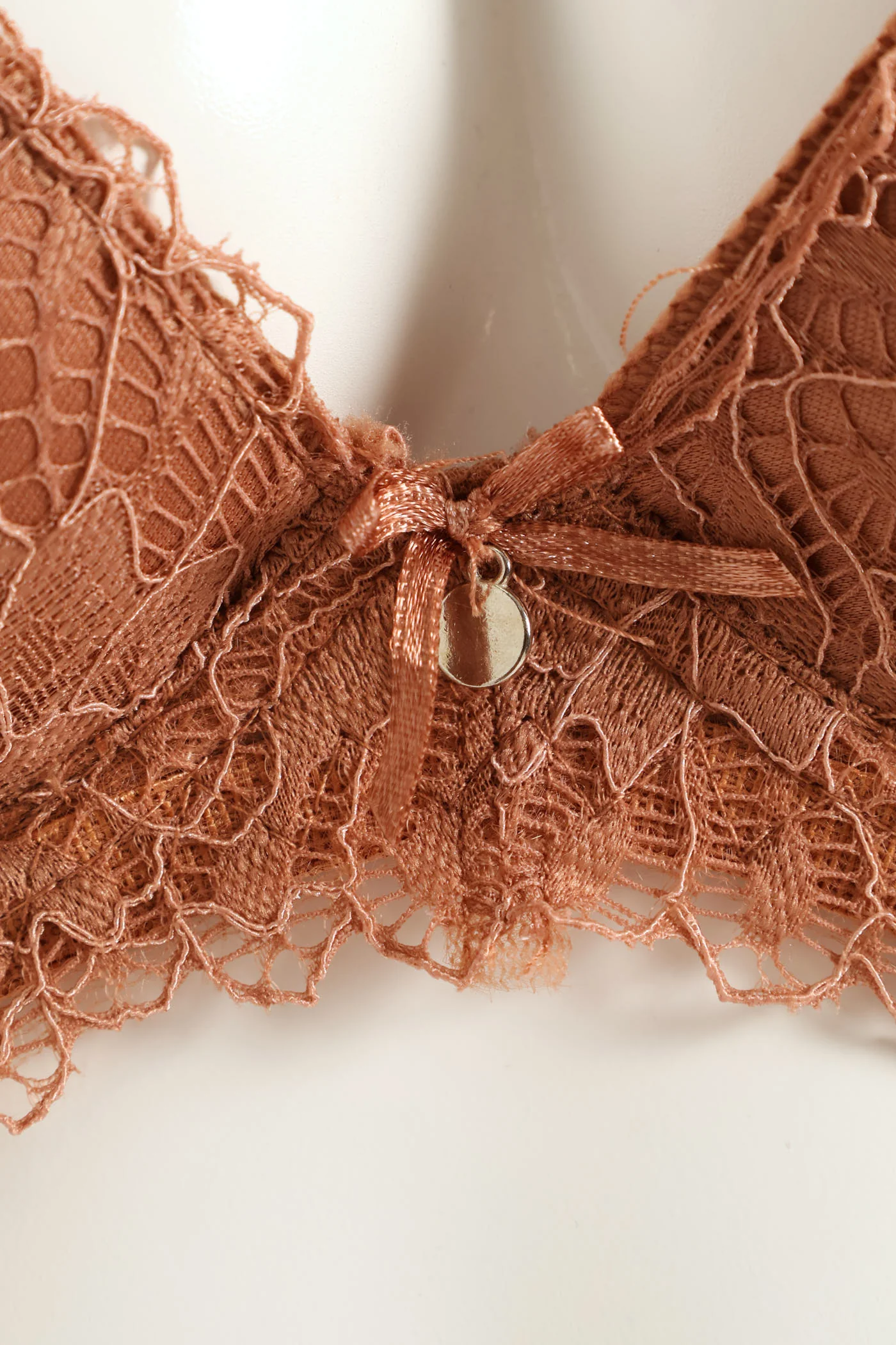 2 Pack Galloon Lace T-Shirt Bra - Caramel/Espresso - Image 3