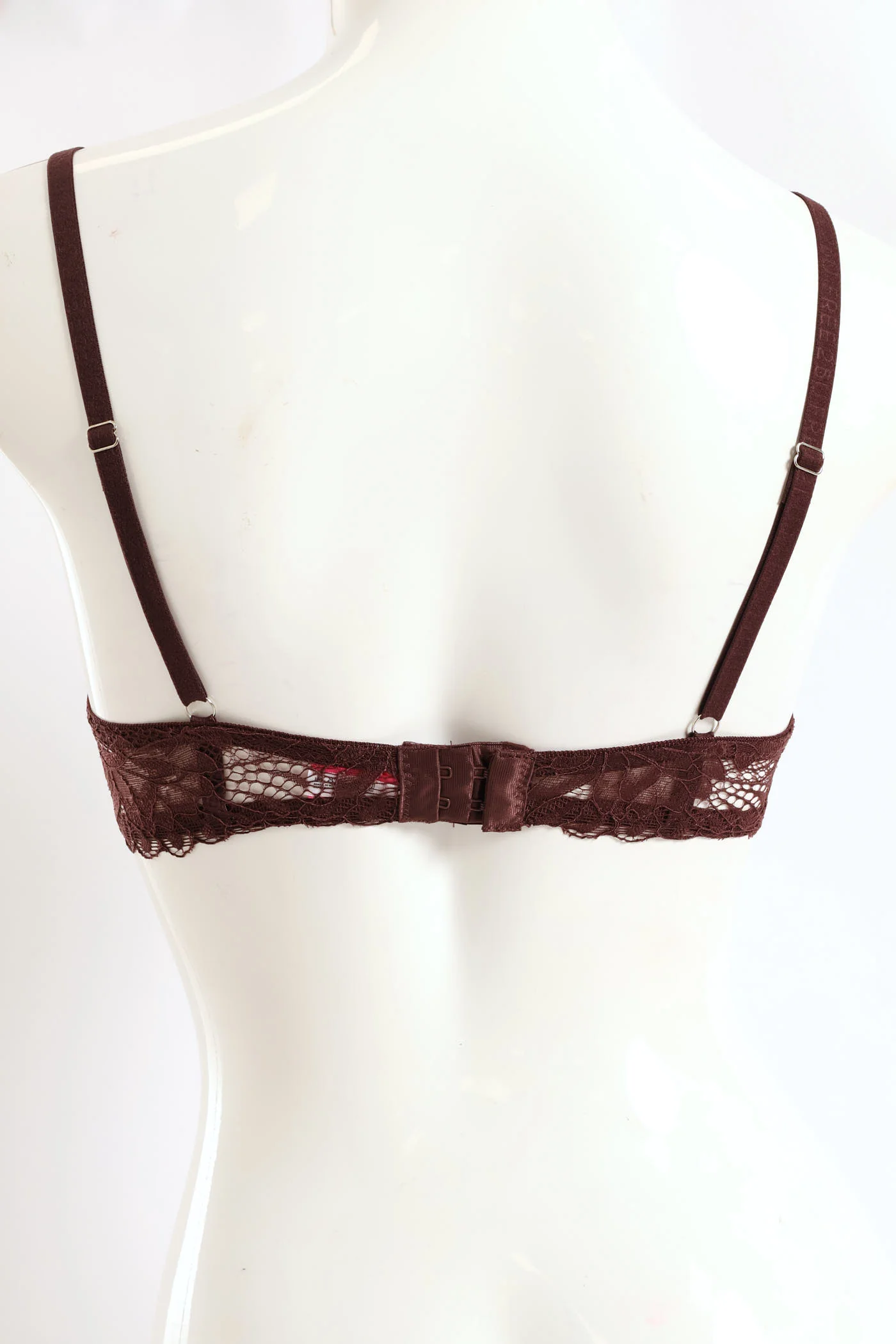 2 Pack Galloon Lace T-Shirt Bra - Caramel/Espresso - Image 5
