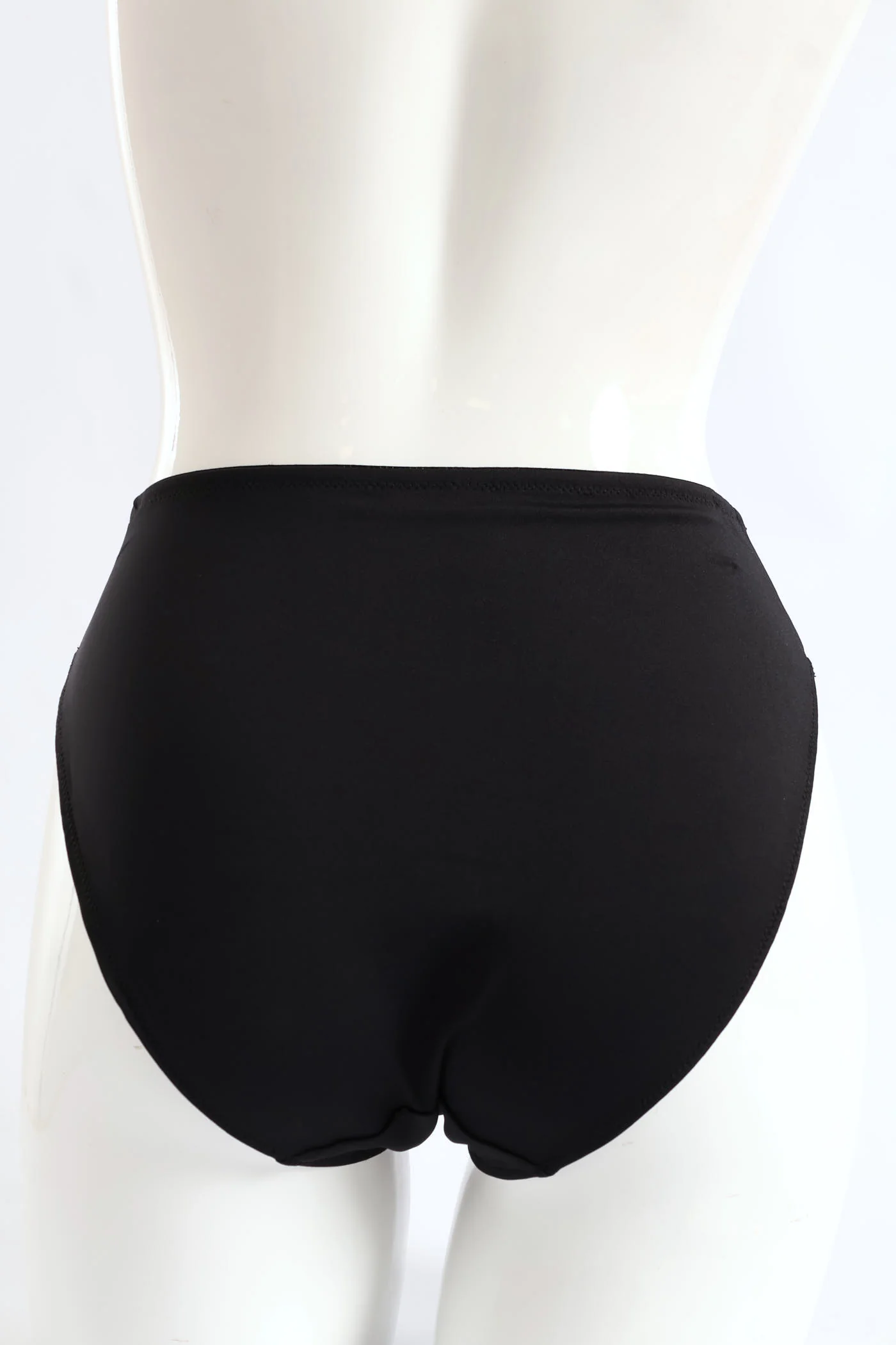 2 Pack Hi-Cut Panties - Mocha/Black - Image 3