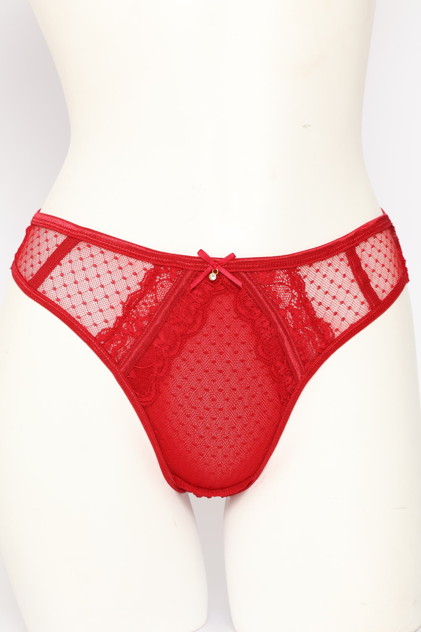 2 Pack Lace Brazilian Panty - Multi - Image 5