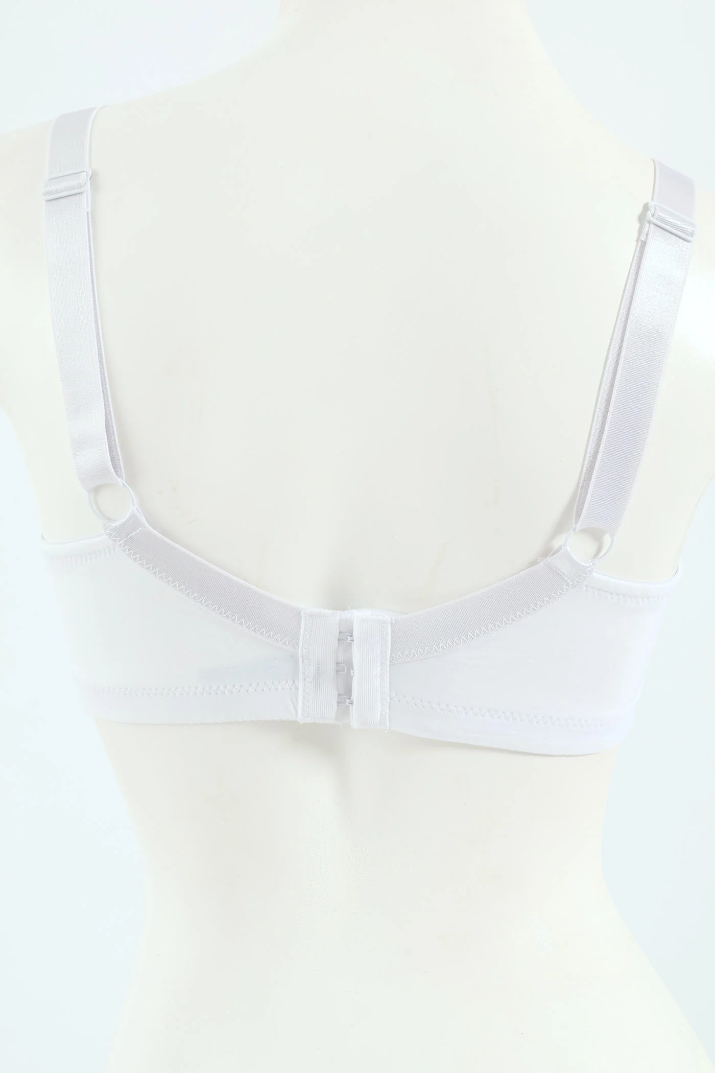 2 Pack Lace Non-Padded Bra - Beige/White - Image 6