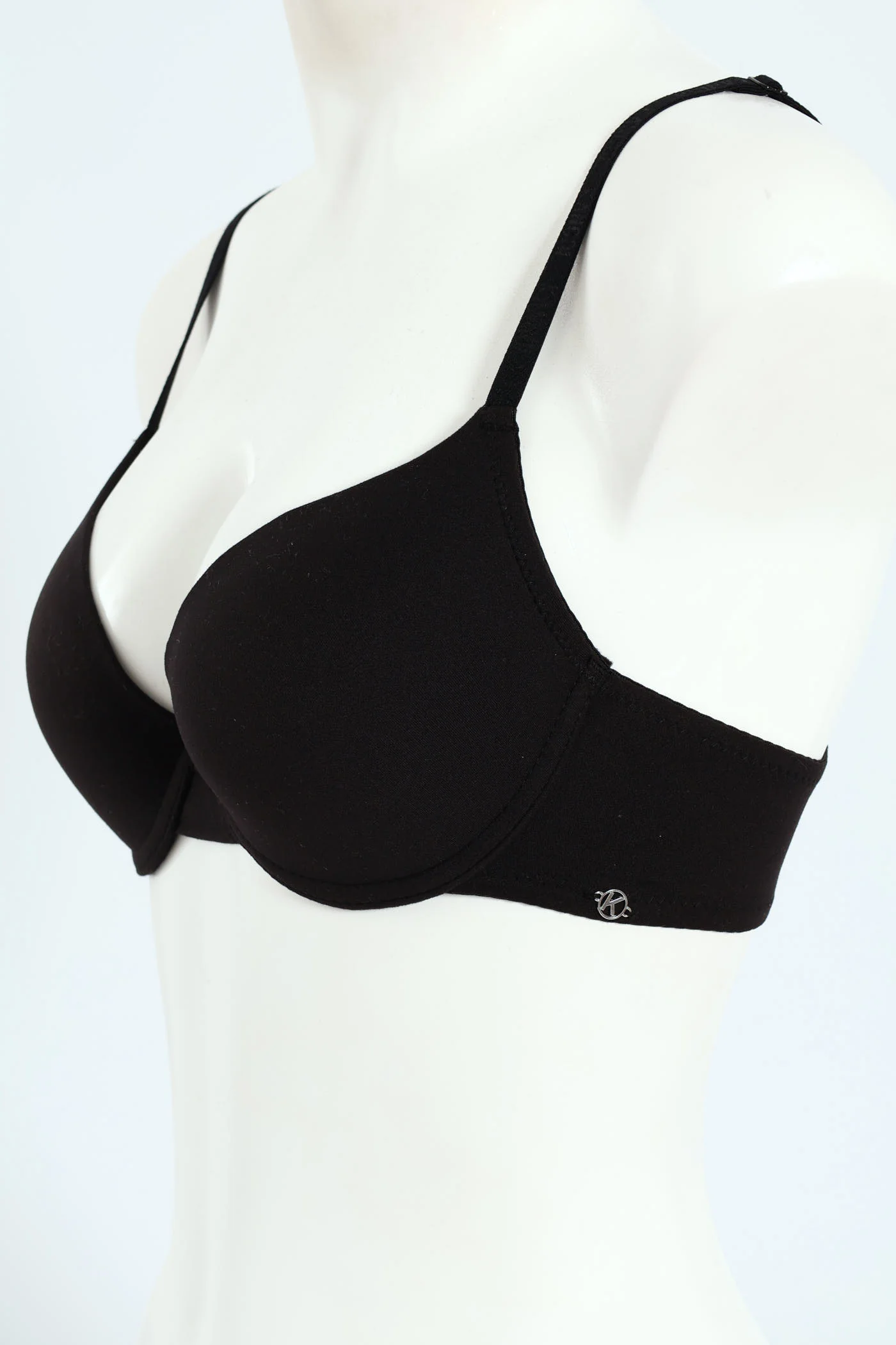 2 Pack Microfibre & Lace Racerback 2 Tone T-Shirt Bra - Image 4