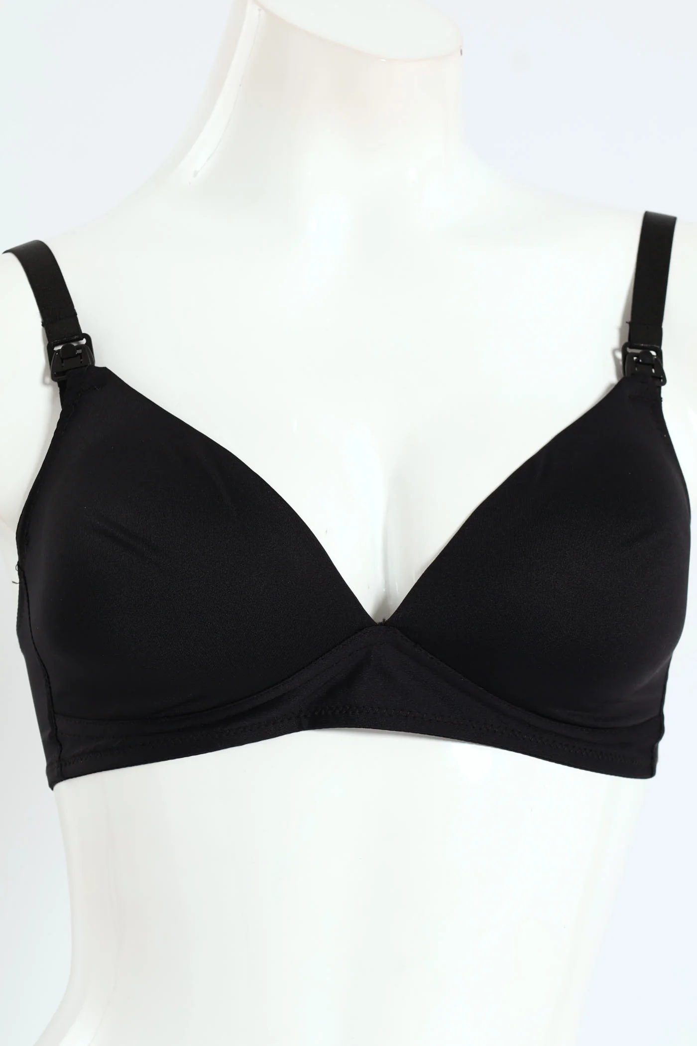 2 Pack Moulded Nursing Bra - Mocha/Black - Image 9