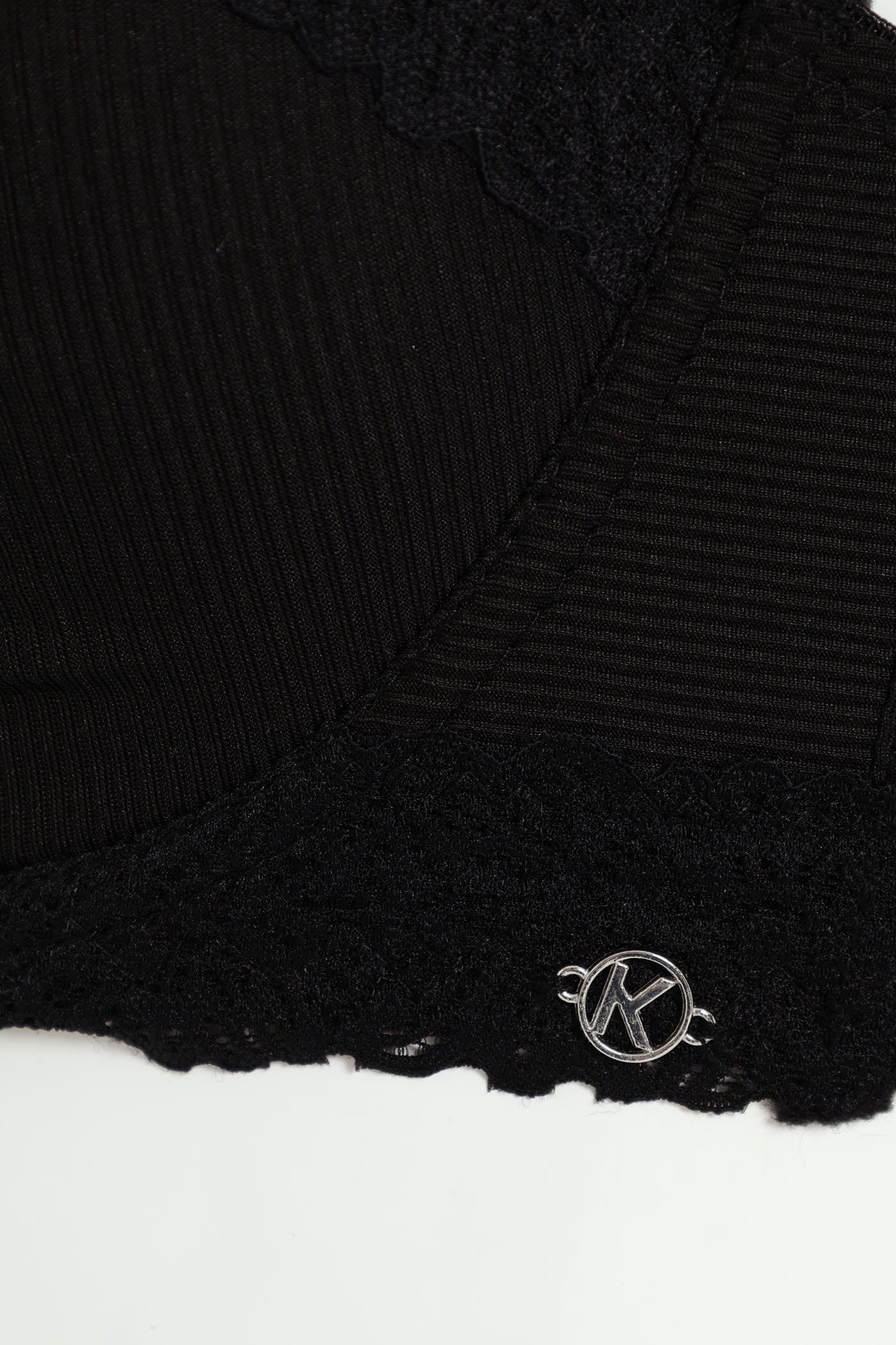 2 Pack Multiway Lace Trim Bra - Milk/Black - Image 3