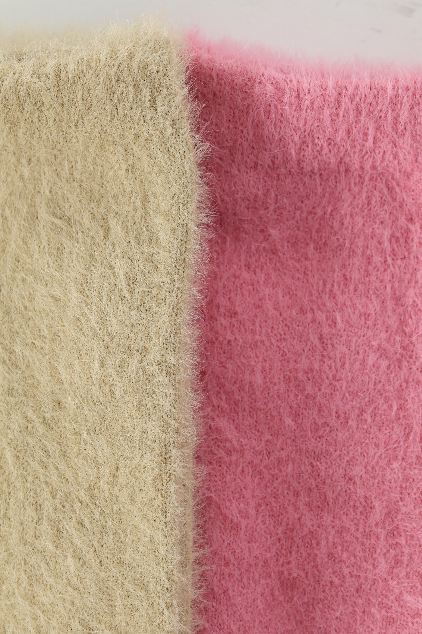2 Pack Plain Fluffy Cosy Socks - Pink - Image 4
