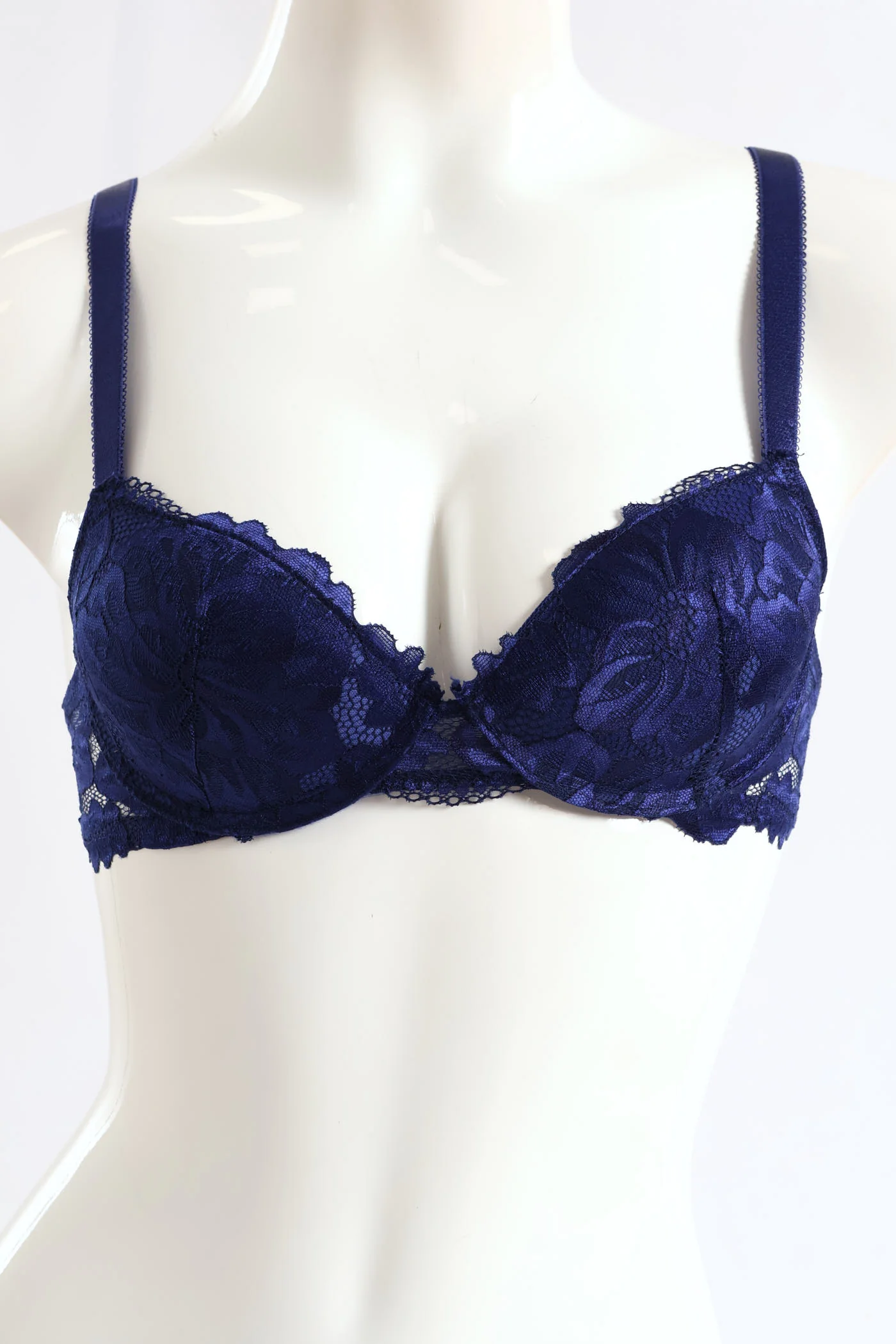 2 Pack Push Up Lace Bra - Multi - Image 2