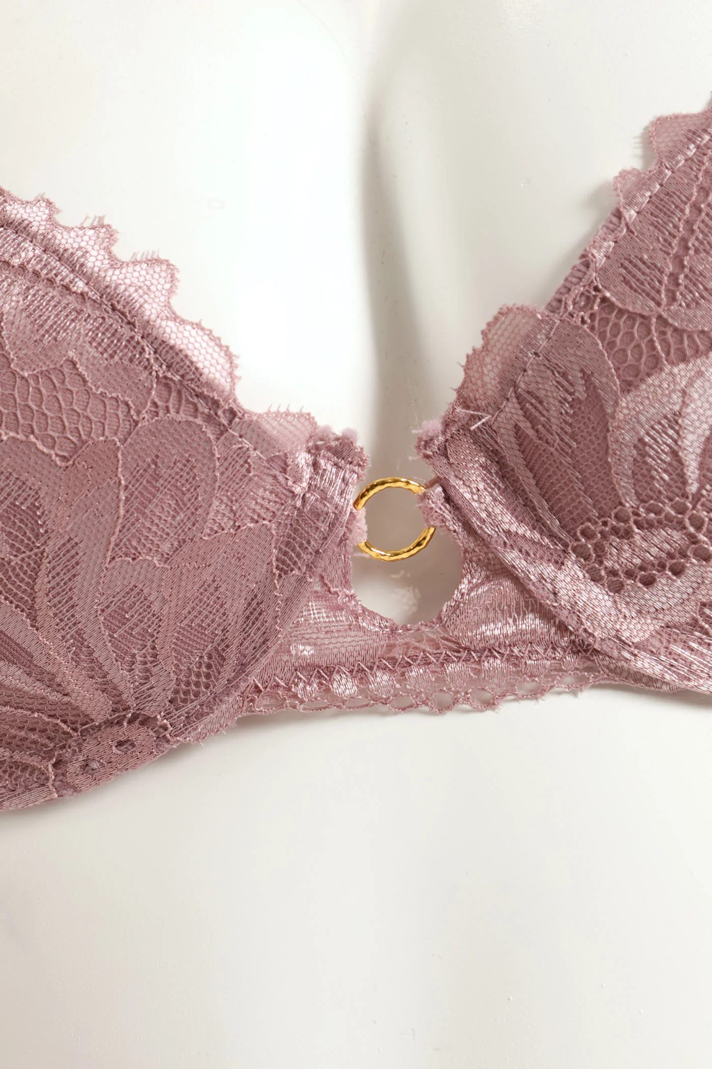 2 Pack Push Up Lace Bra - Multi - Image 3